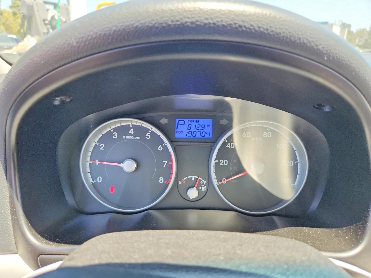 2011 Hyundai Accent Gls Blue vin: KMHCN4AC1BU606218