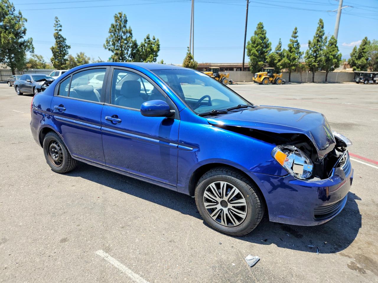 2011 Hyundai Accent Gls Blue vin: KMHCN4AC1BU606218