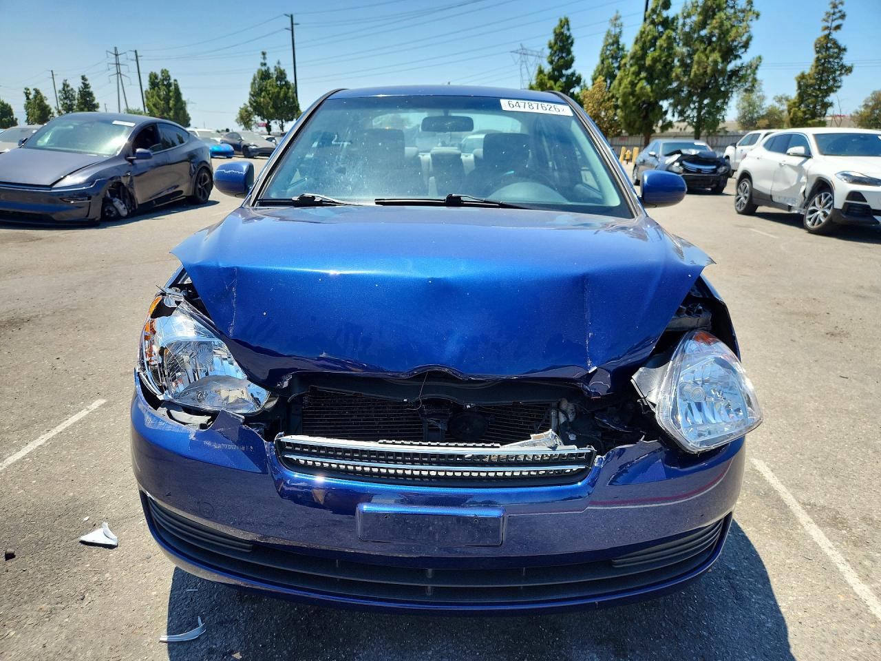 2011 Hyundai Accent Gls Blue vin: KMHCN4AC1BU606218
