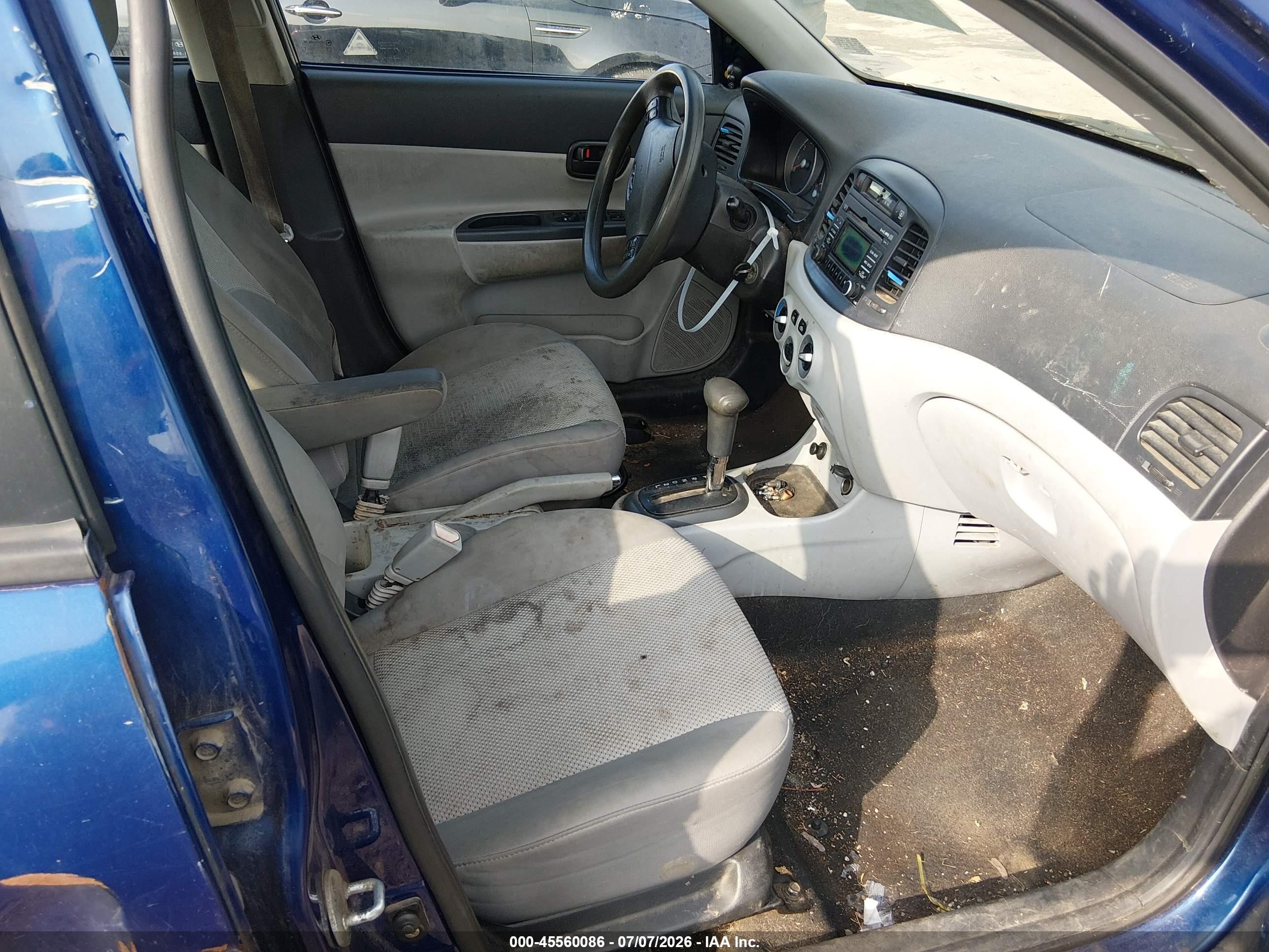 2011 Hyundai Accent Gls Blue vin: KMHCN4AC1BU617624
