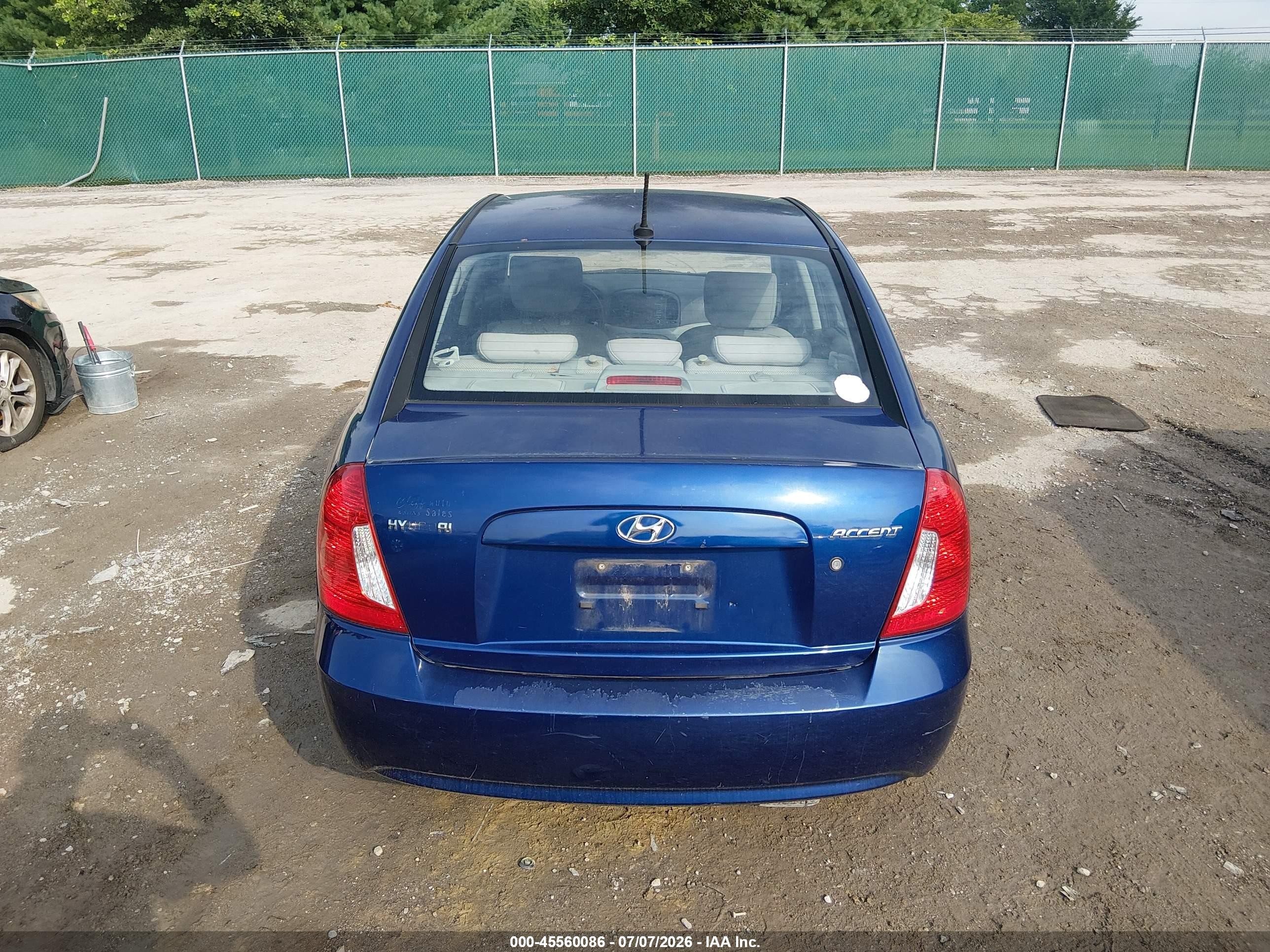 2011 Hyundai Accent Gls Blue vin: KMHCN4AC1BU617624