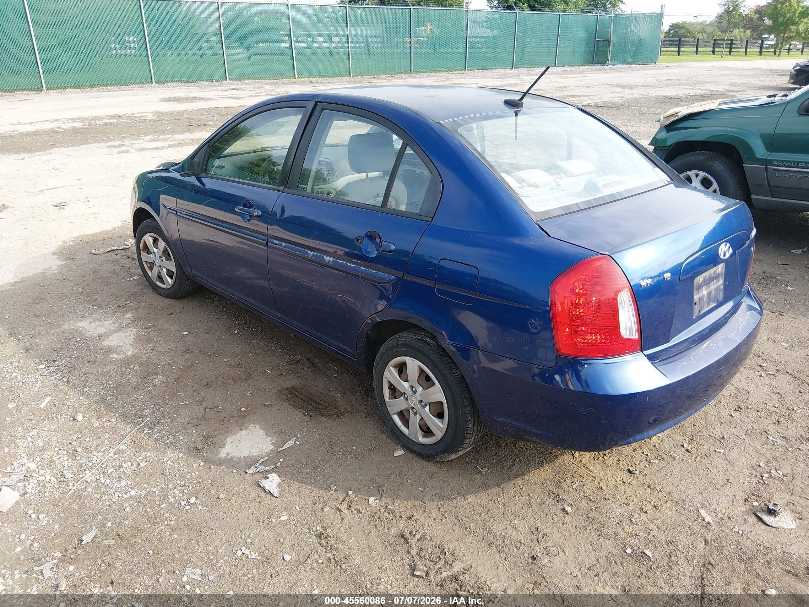 2011 Hyundai Accent Gls Blue vin: KMHCN4AC1BU617624