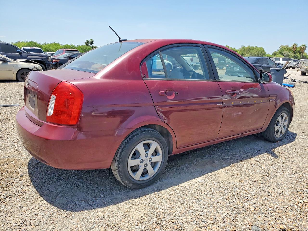 2011 Hyundai Accent Gls Темно-бордовый vin: KMHCN4AC2BU599537