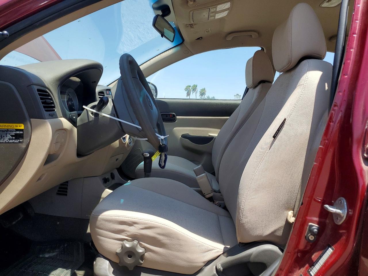 2011 Hyundai Accent Gls Темно-бордовый vin: KMHCN4AC2BU599537