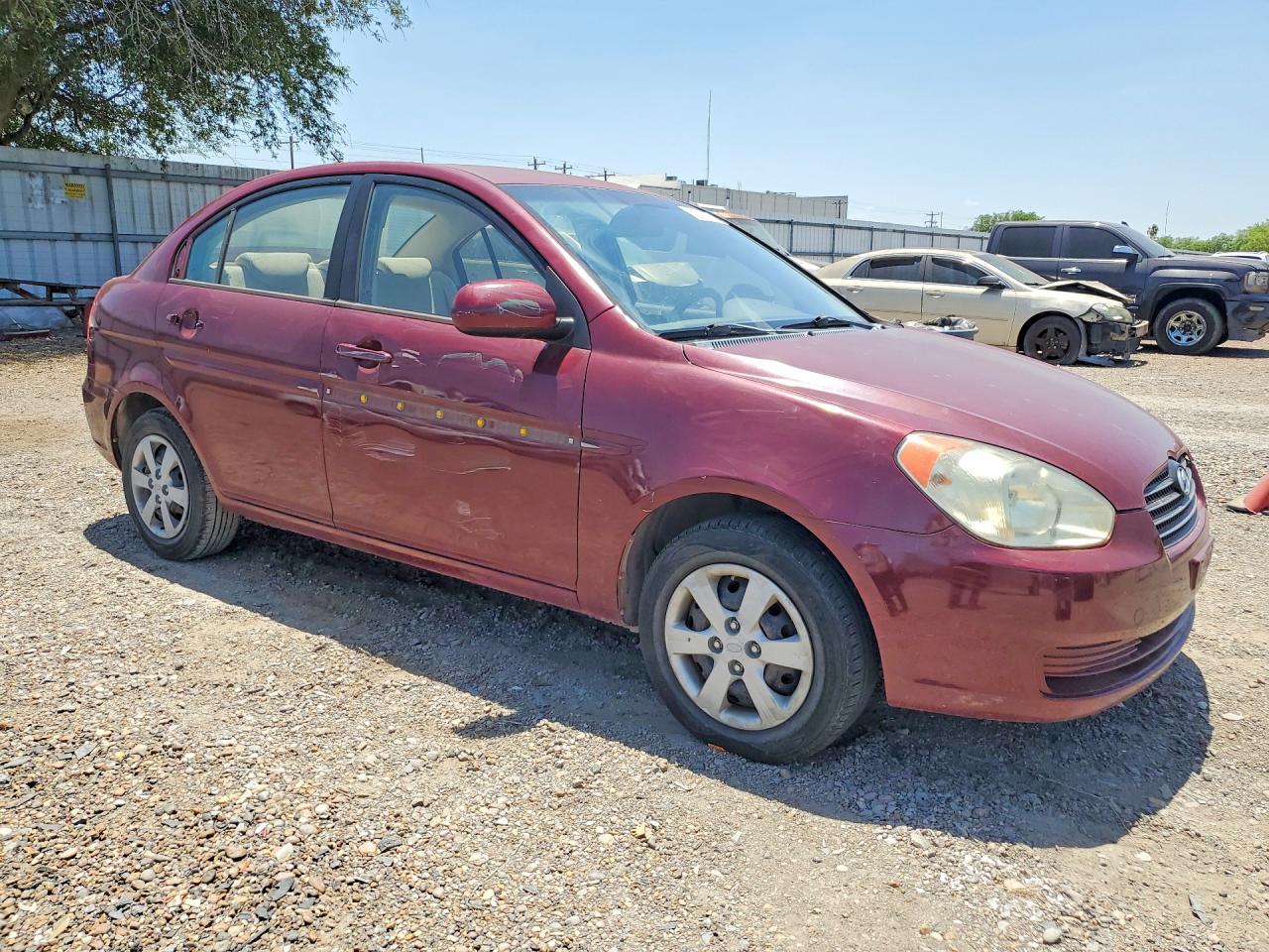 2011 Hyundai Accent Gls Темно-бордовый vin: KMHCN4AC2BU599537