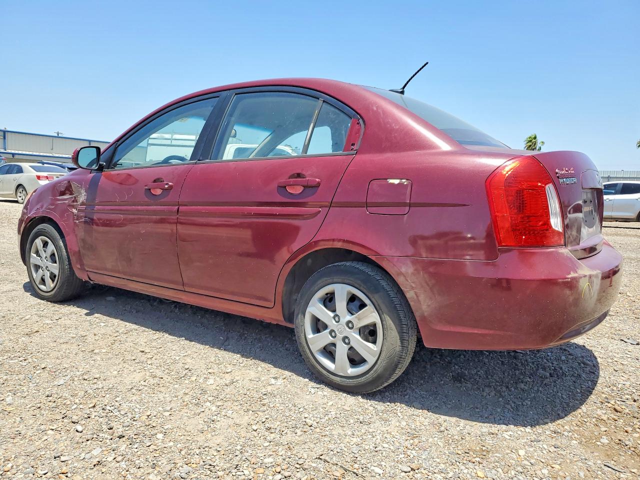2011 Hyundai Accent Gls Maroon vin: KMHCN4AC2BU599537