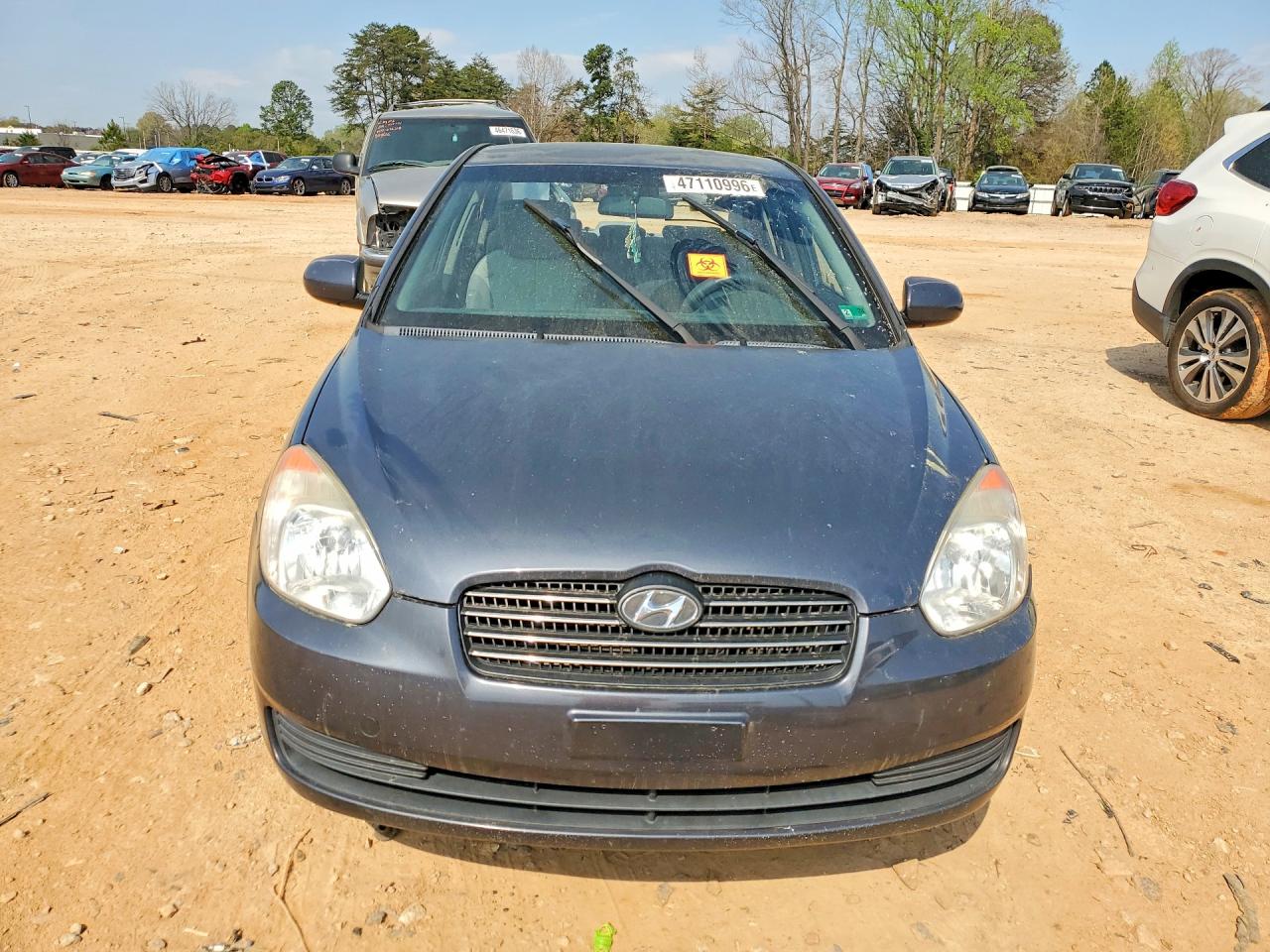 2011 Hyundai Accent Gls Blue vin: KMHCN4AC2BU607930