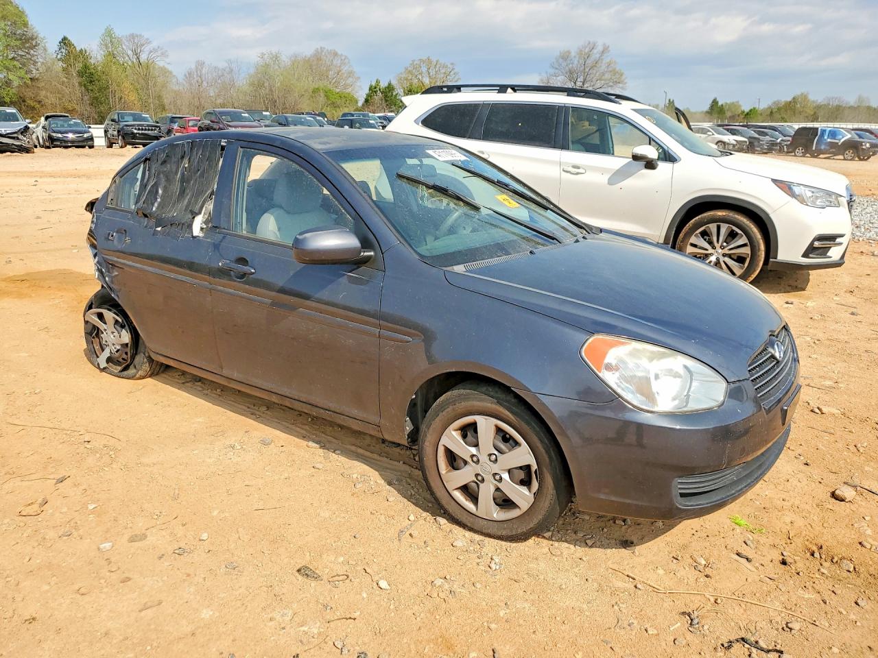 2011 Hyundai Accent Gls Blue vin: KMHCN4AC2BU607930