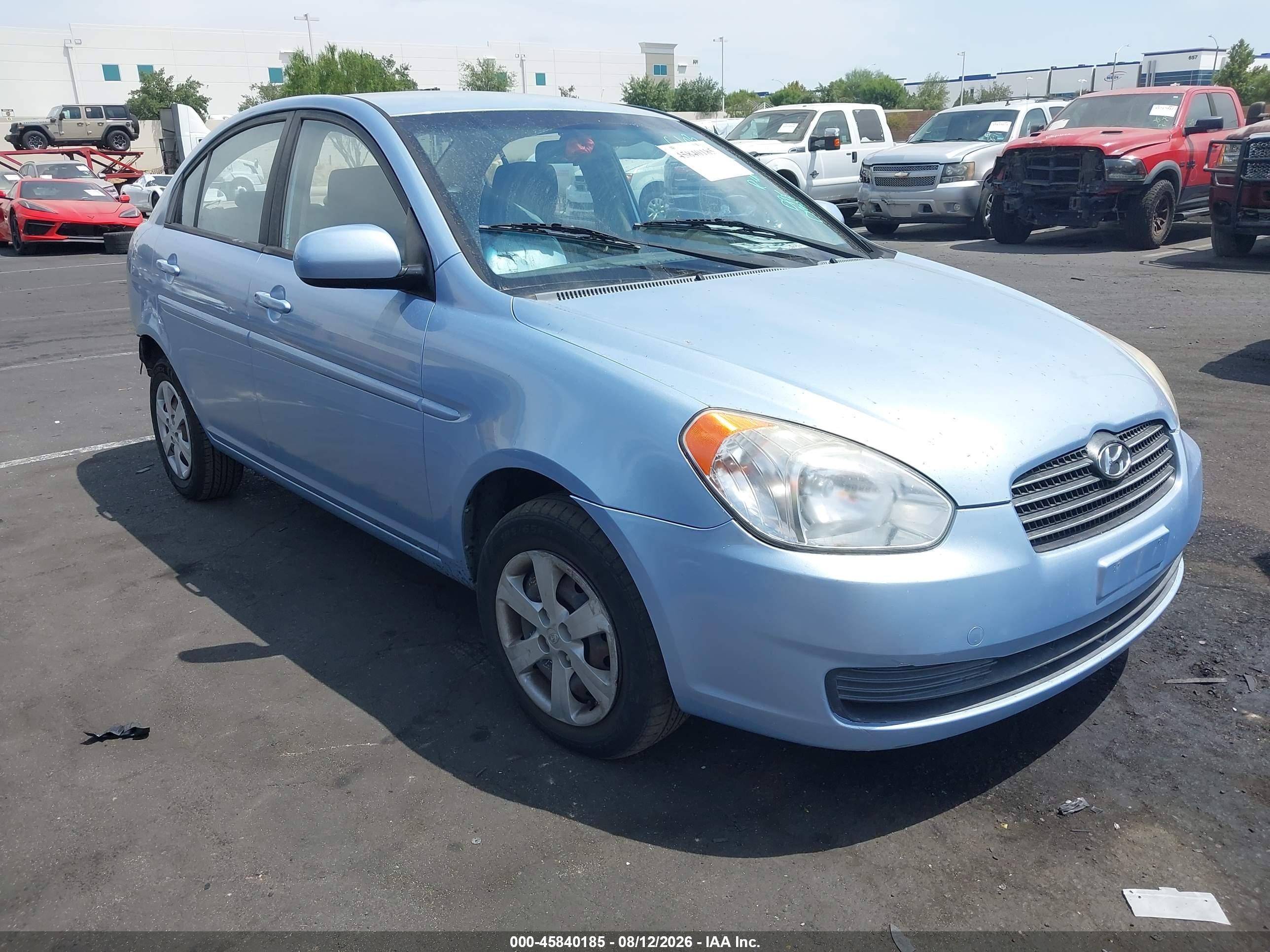 2011 Hyundai Accent Gls Blue vin: KMHCN4AC2BU621360