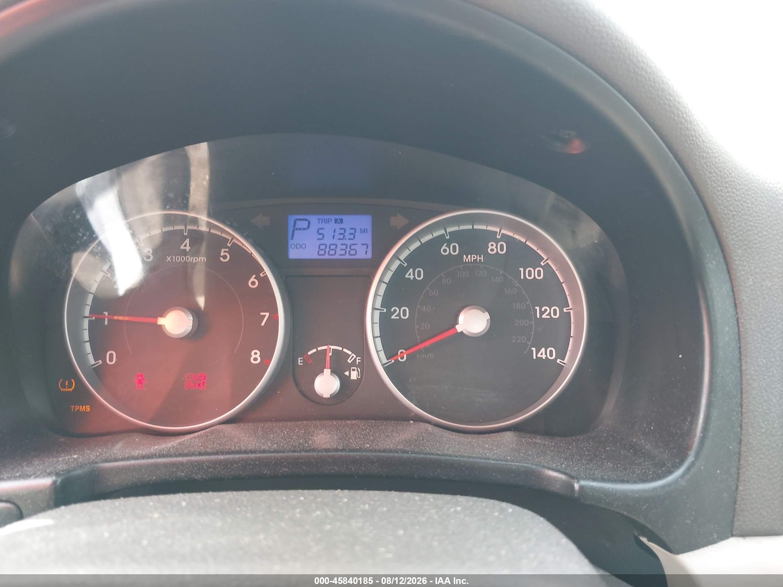 2011 Hyundai Accent Gls Blue vin: KMHCN4AC2BU621360