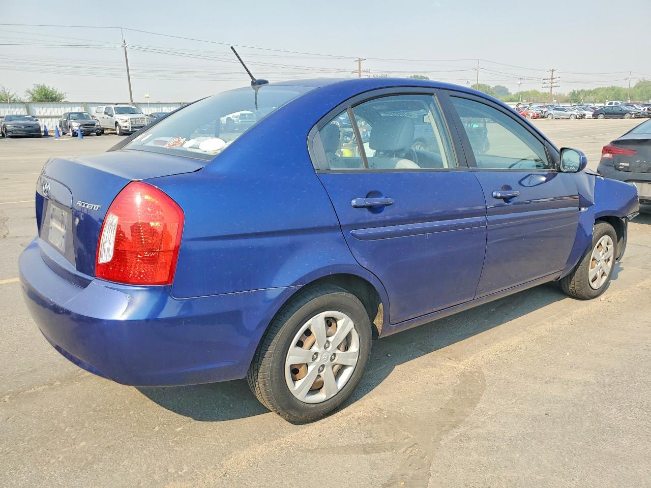 2010 Hyundai Accent Gls Blue vin: KMHCN4AC3AU476697