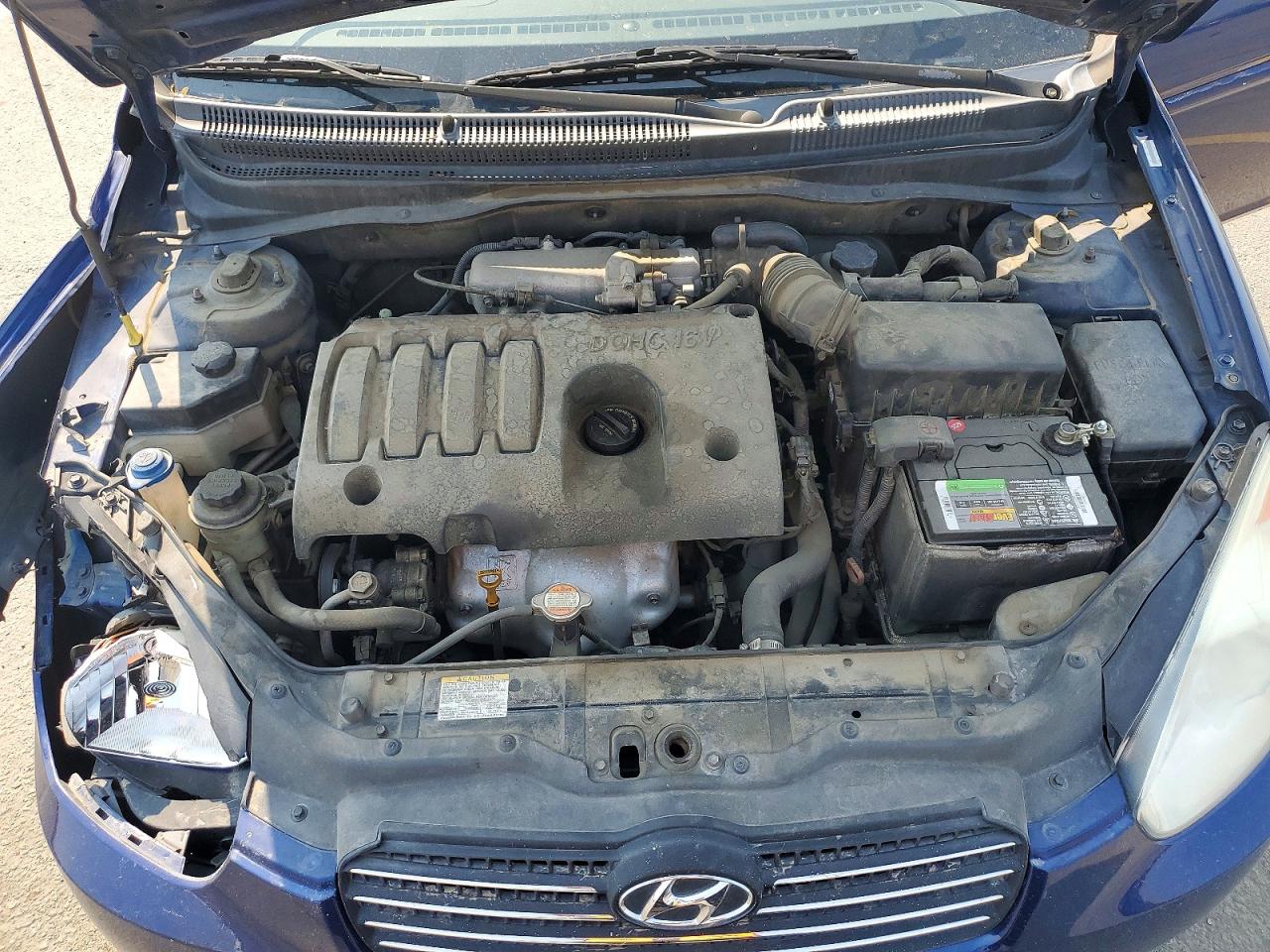 2010 Hyundai Accent Gls Blue vin: KMHCN4AC3AU476697