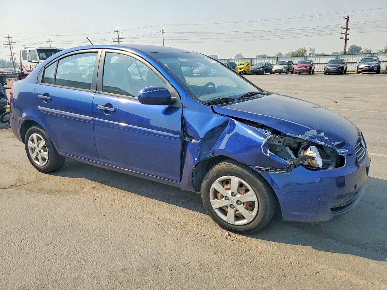 2010 Hyundai Accent Gls Blue vin: KMHCN4AC3AU476697