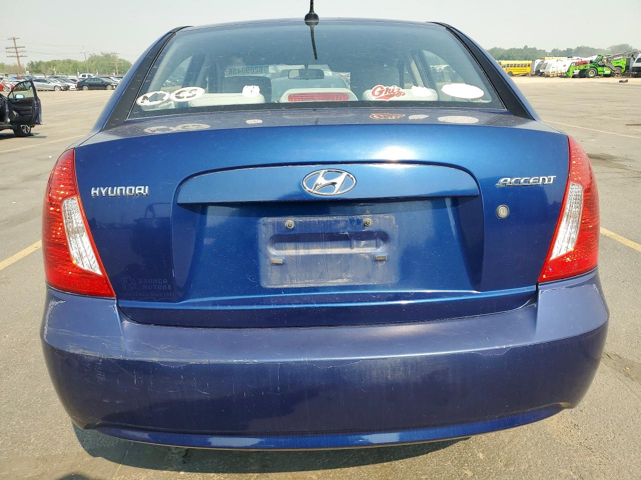 2010 Hyundai Accent Gls Blue vin: KMHCN4AC3AU476697