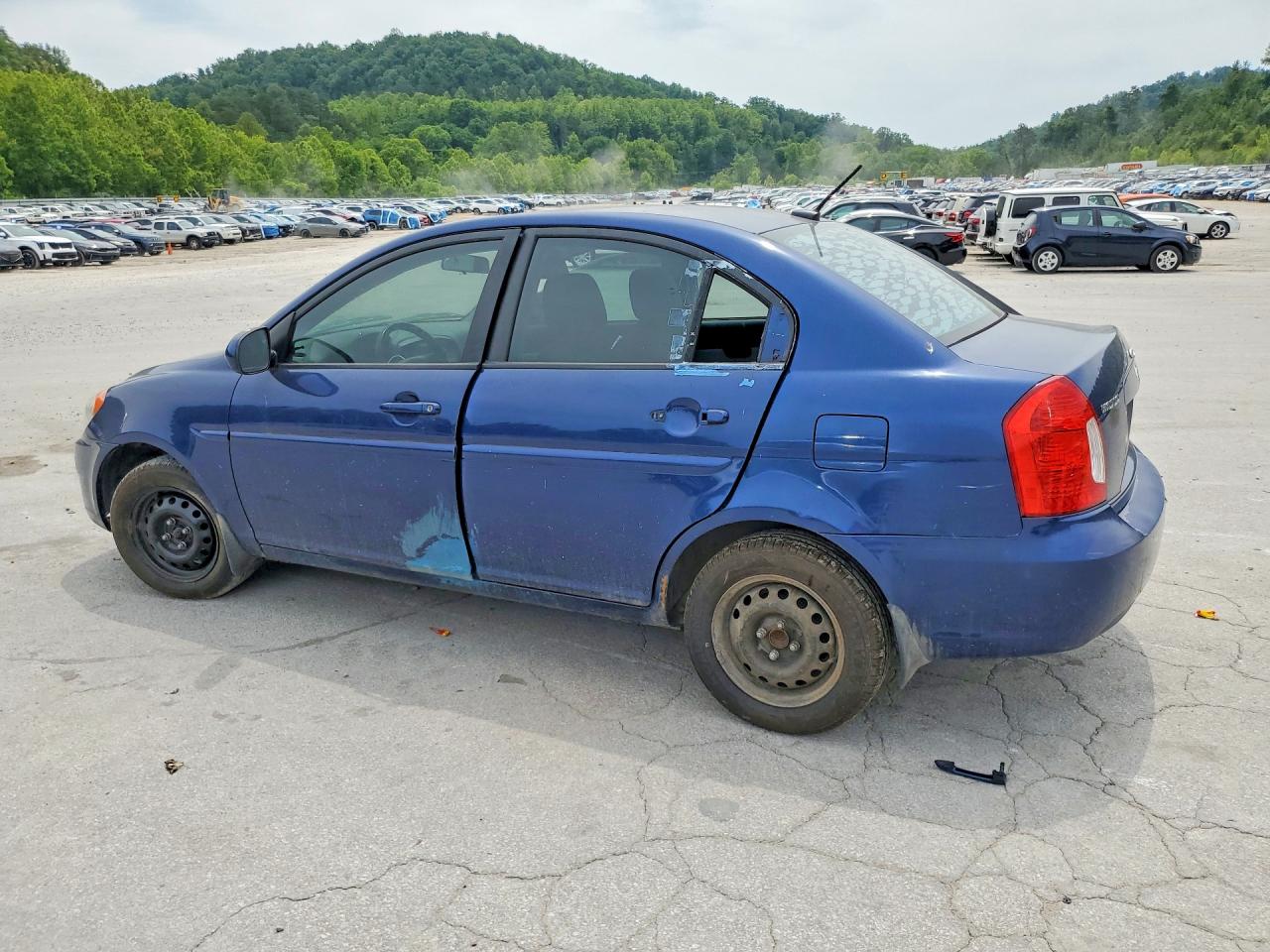 2010 Hyundai Accent Gls Blue vin: KMHCN4AC3AU494908