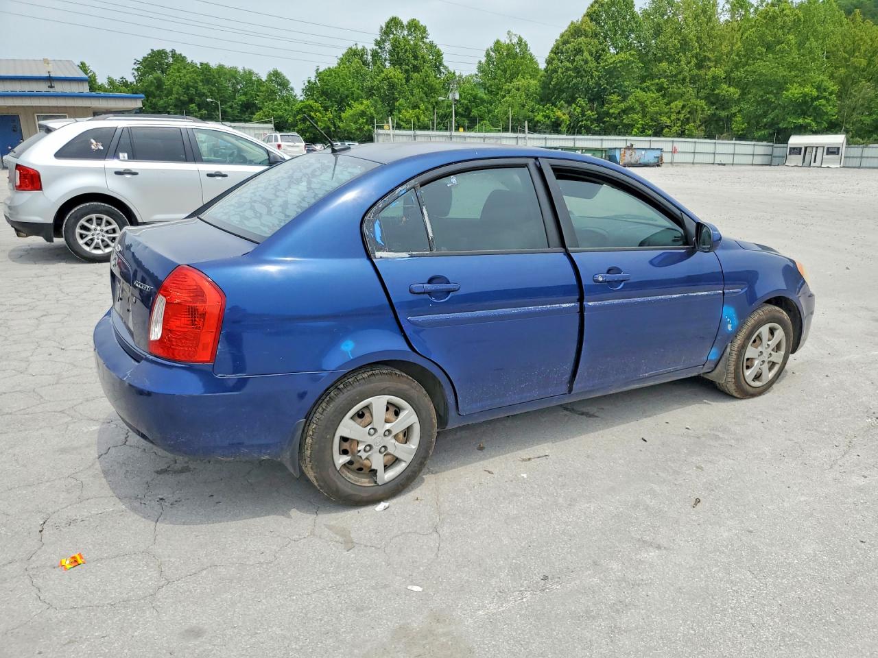 2010 Hyundai Accent Gls Blue vin: KMHCN4AC3AU494908