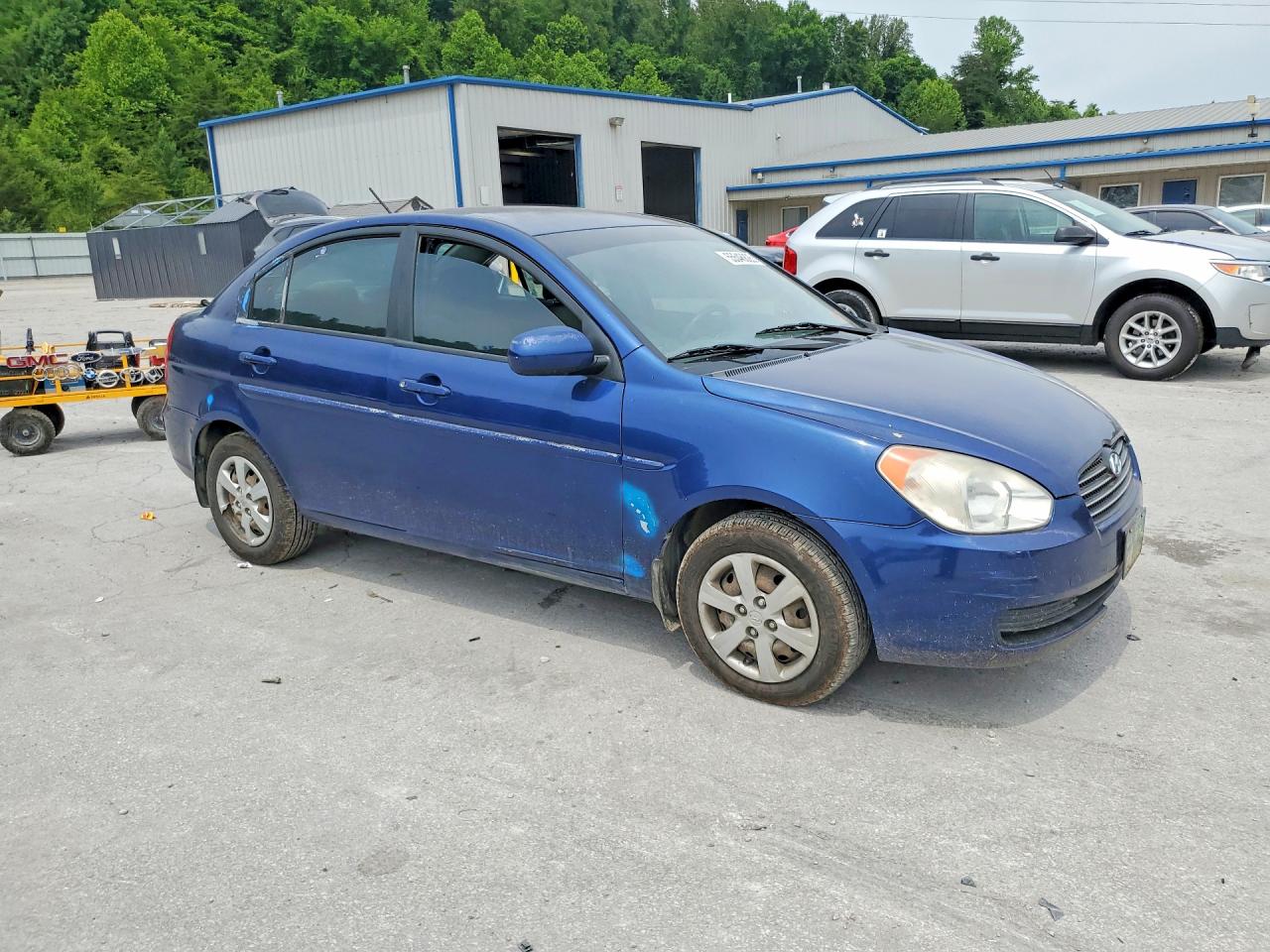 2010 Hyundai Accent Gls Blue vin: KMHCN4AC3AU494908