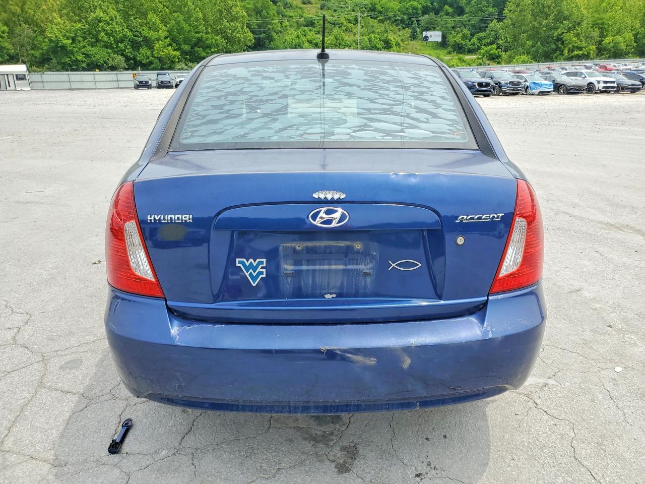2010 Hyundai Accent Gls Blue vin: KMHCN4AC3AU494908