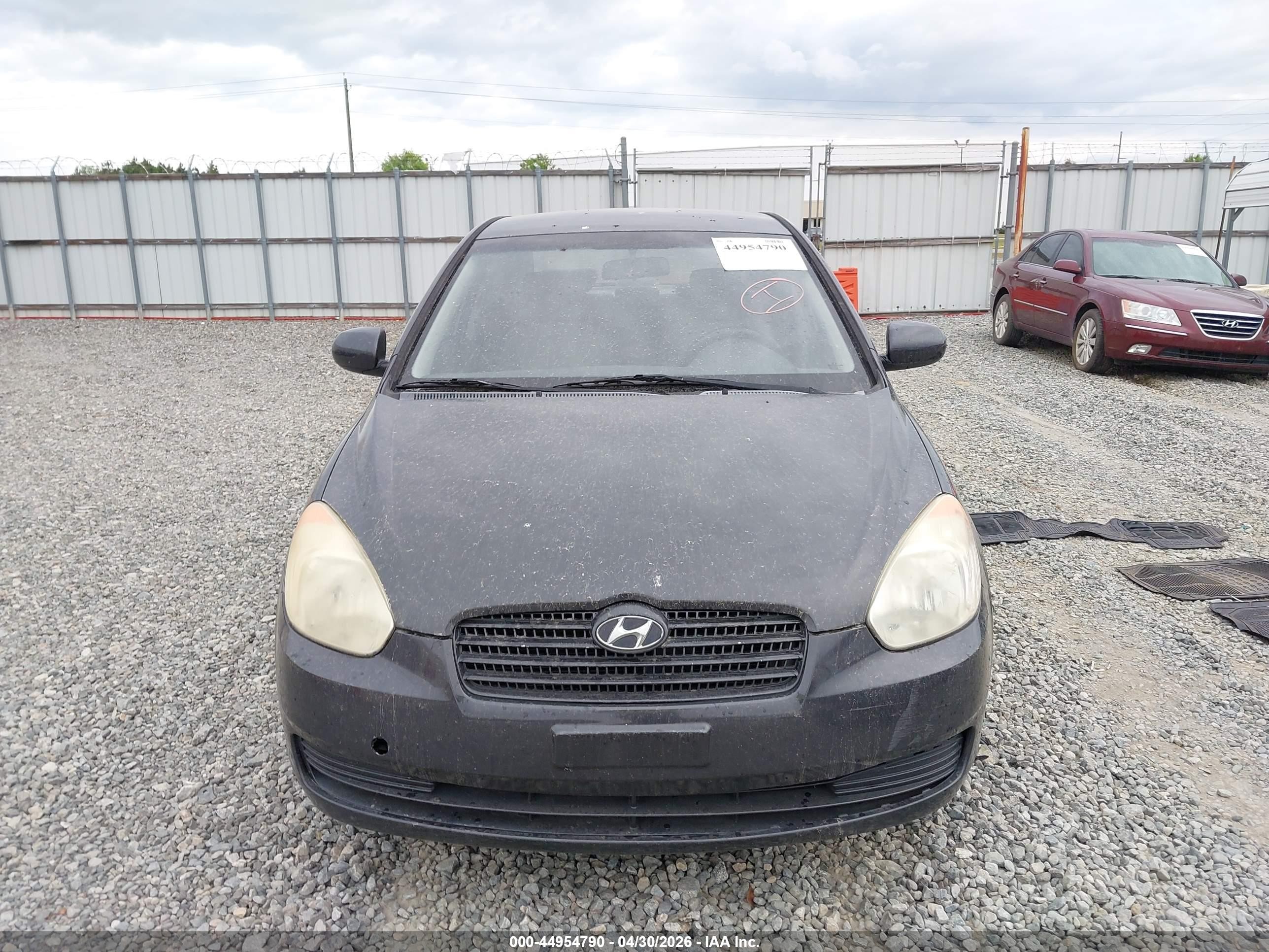 2010 Hyundai Accent Gls Black vin: KMHCN4AC3AU501260