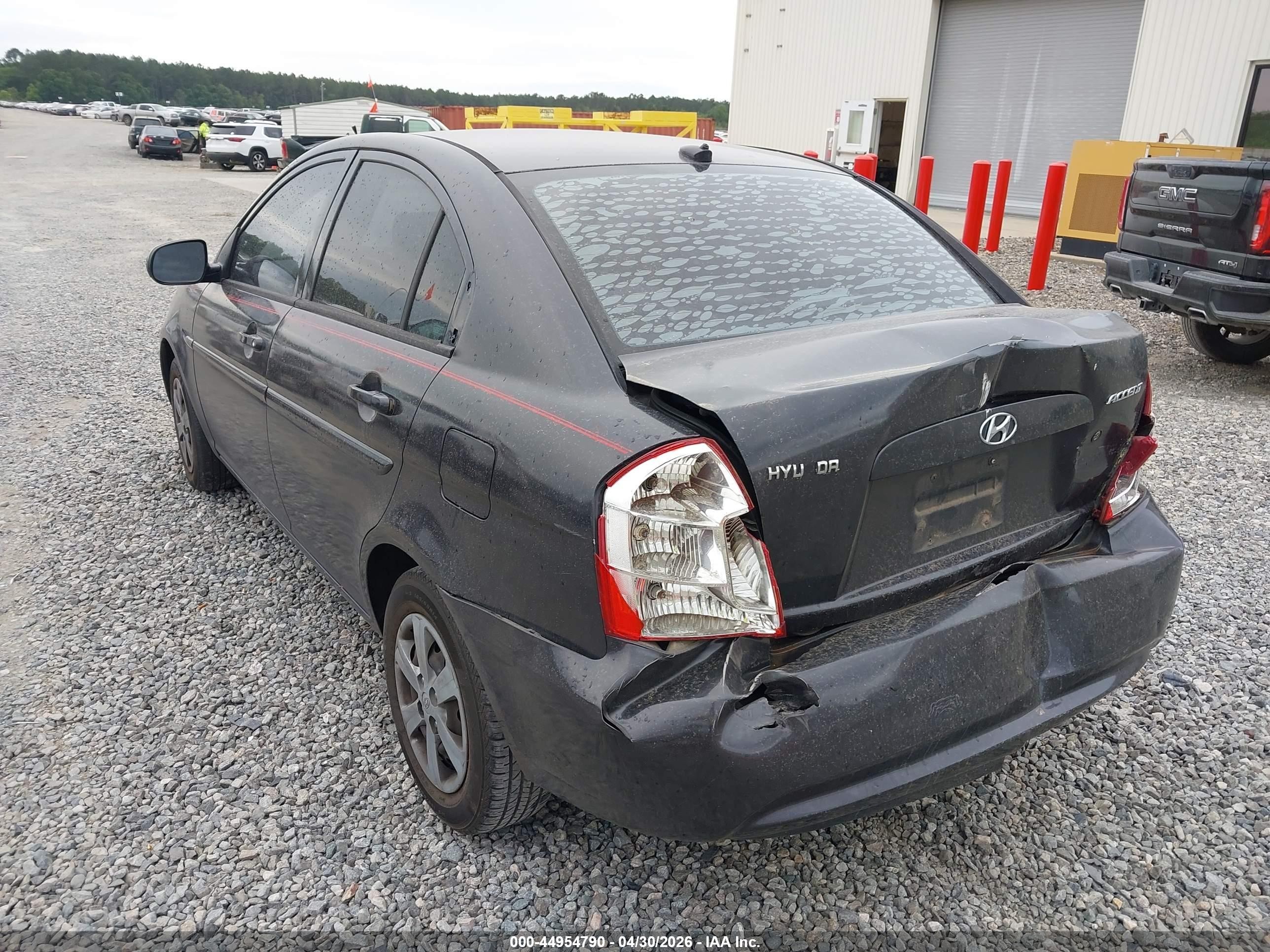 2010 Hyundai Accent Gls Black vin: KMHCN4AC3AU501260
