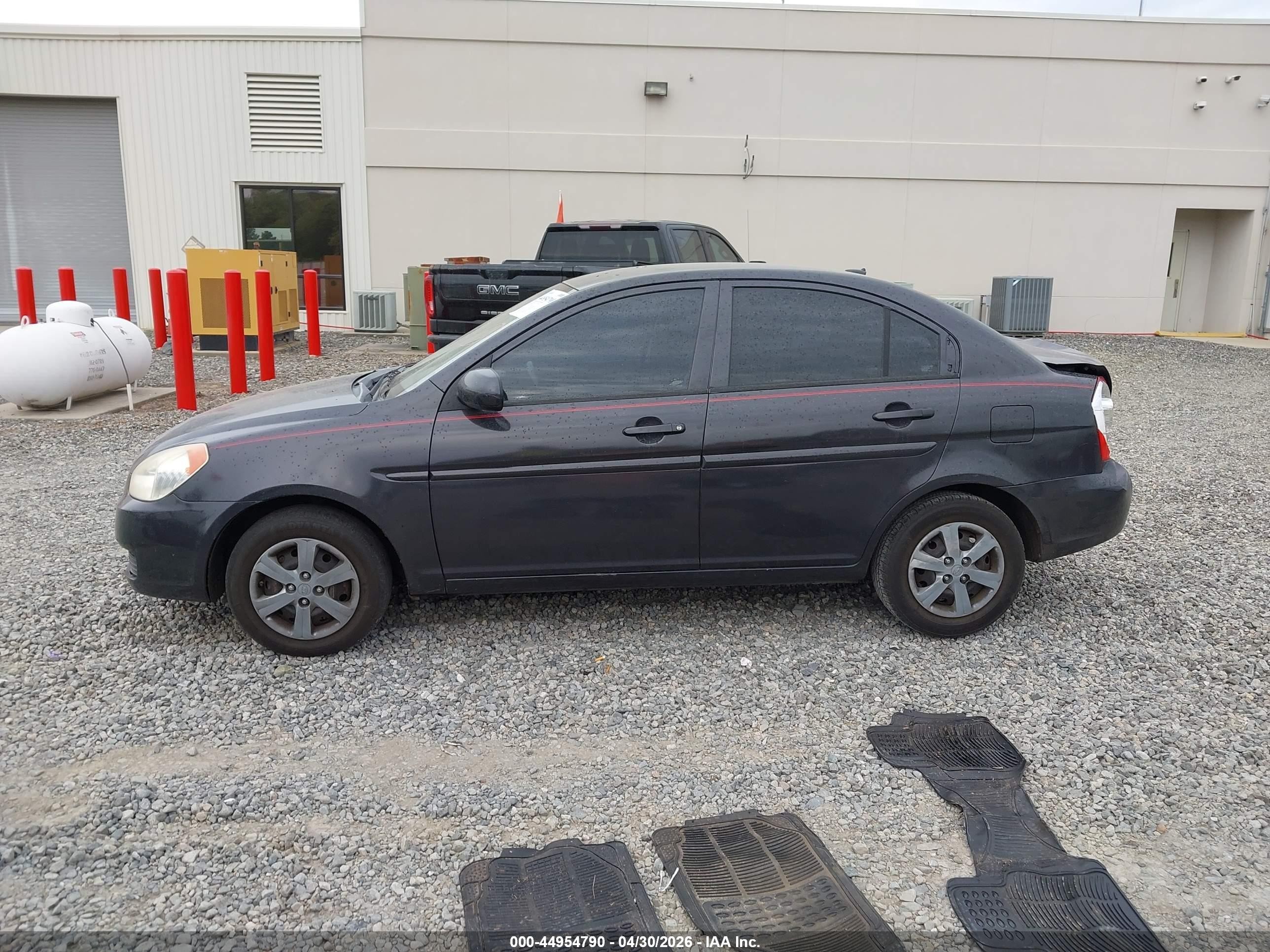 2010 Hyundai Accent Gls Black vin: KMHCN4AC3AU501260