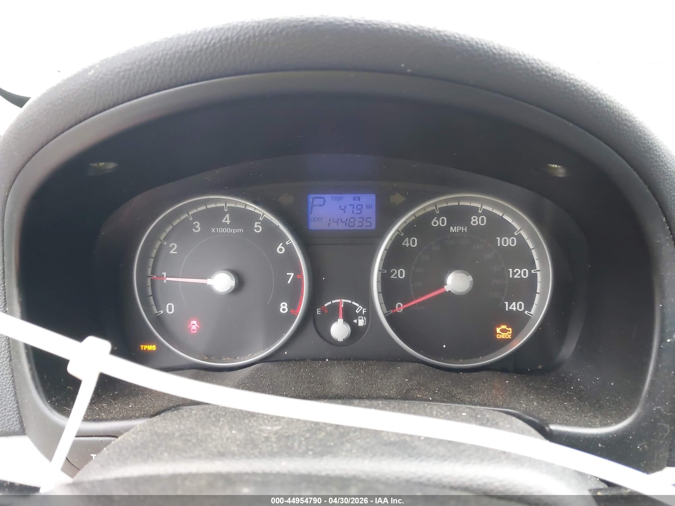 2010 Hyundai Accent Gls Black vin: KMHCN4AC3AU501260