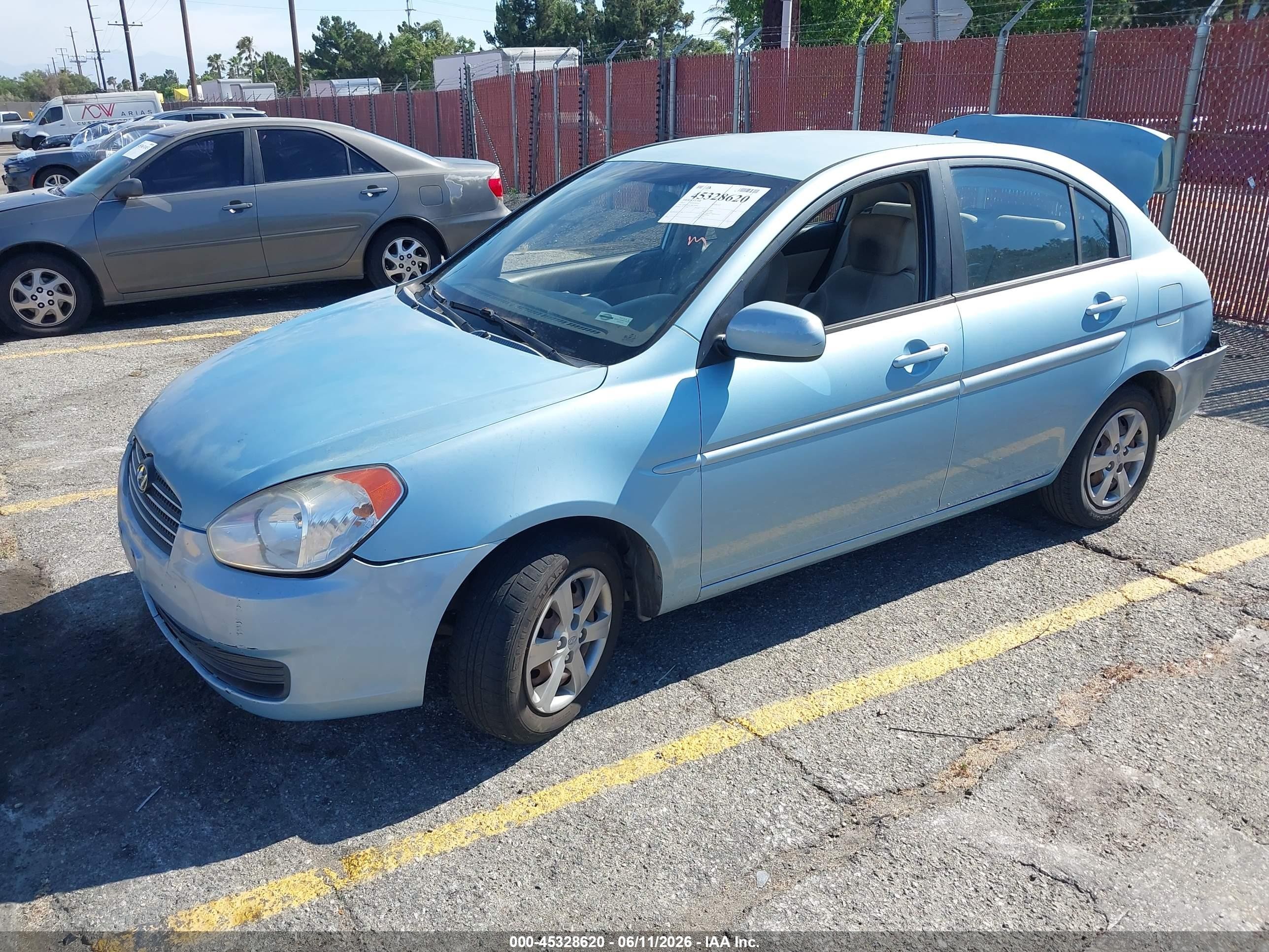 2011 Hyundai Accent Gls Синий vin: KMHCN4AC3BU597893