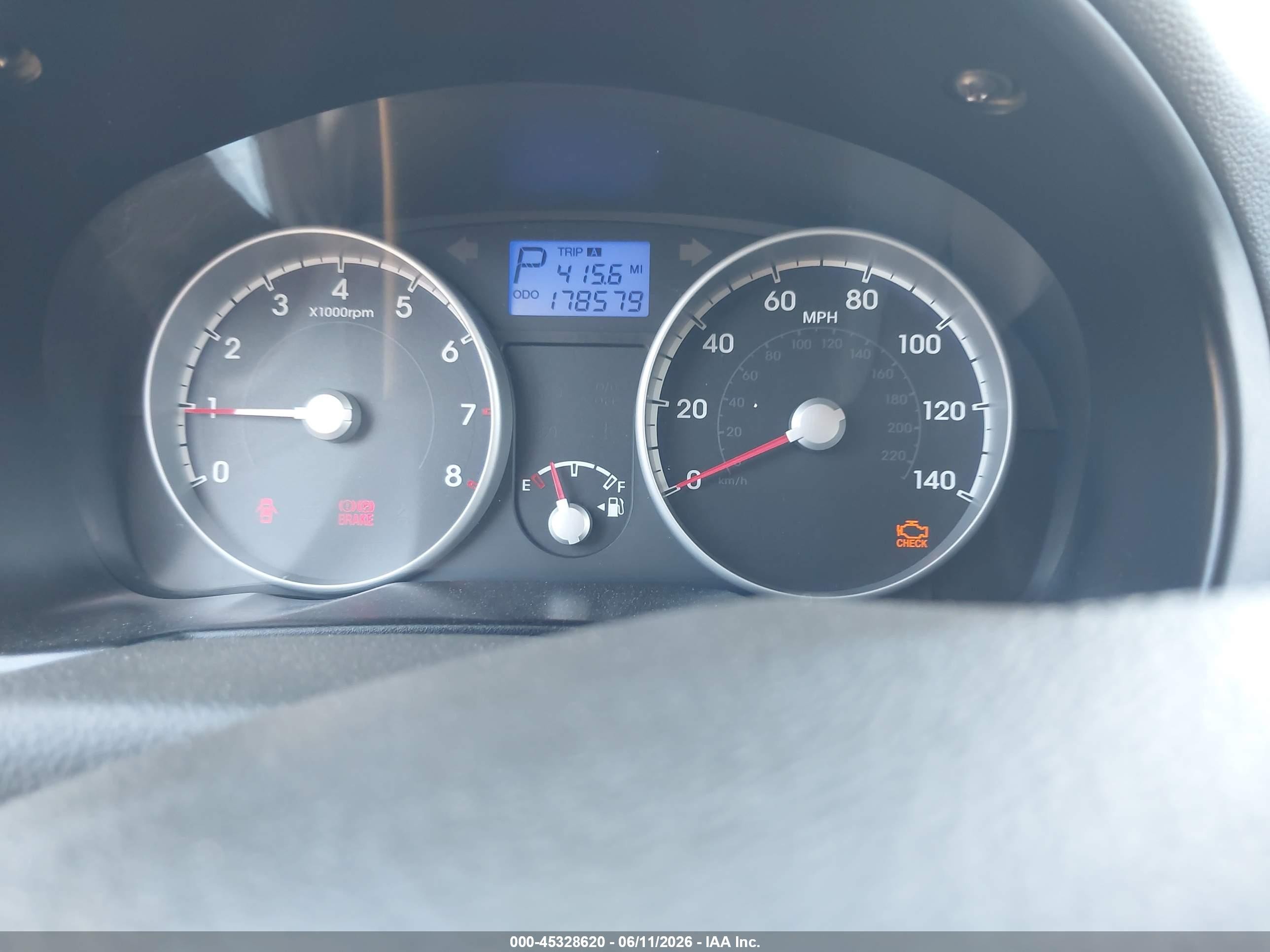 2011 Hyundai Accent Gls Синий vin: KMHCN4AC3BU597893