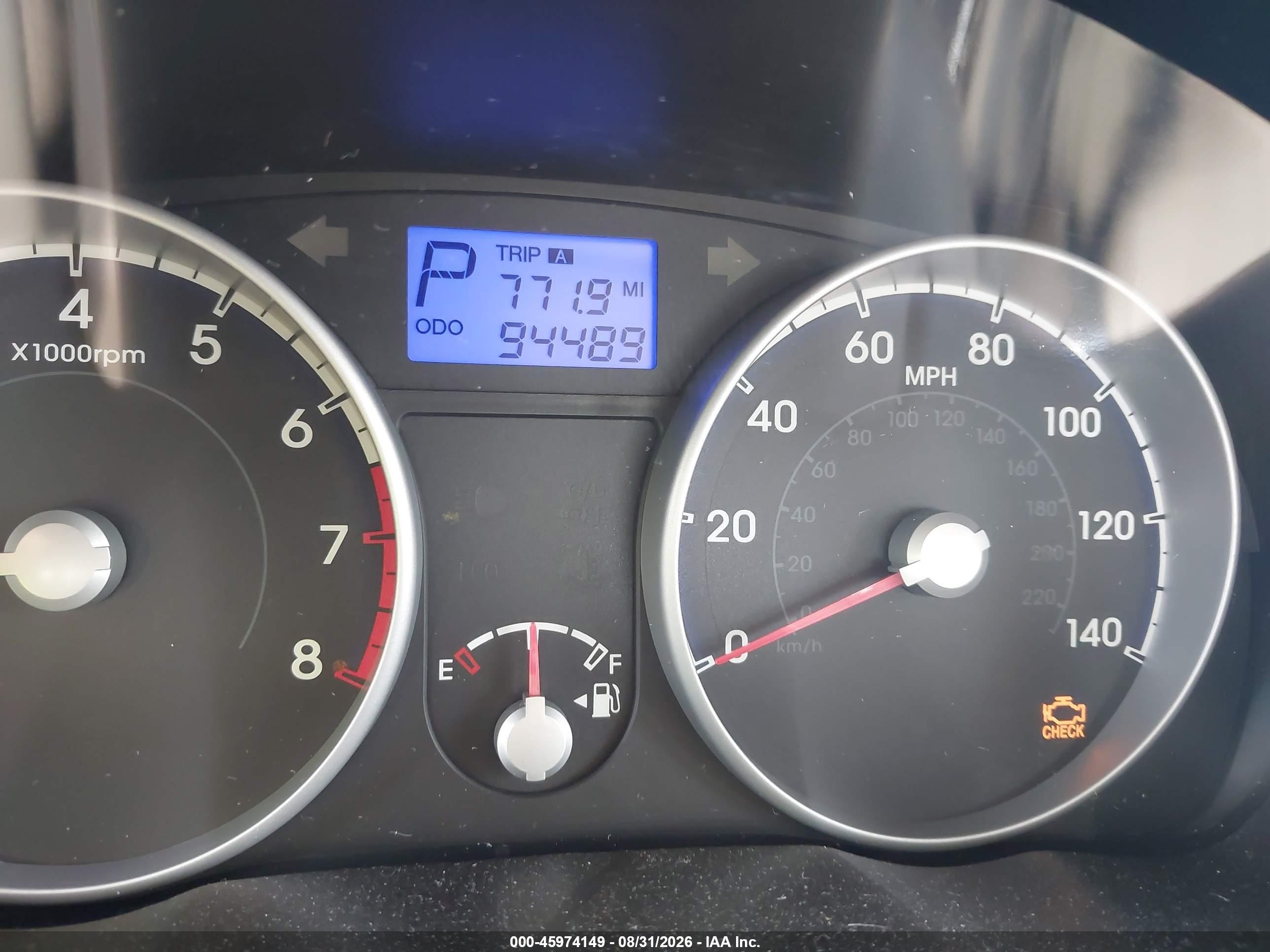 2011 Hyundai Accent Gls Blue vin: KMHCN4AC3BU599305