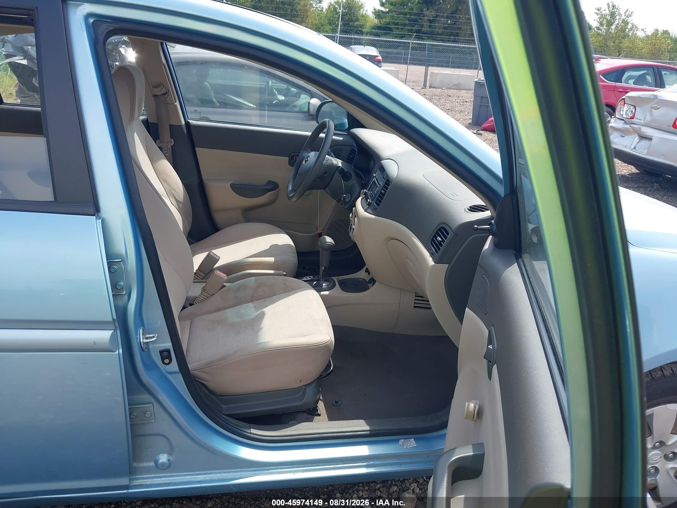 2011 Hyundai Accent Gls Blue vin: KMHCN4AC3BU599305
