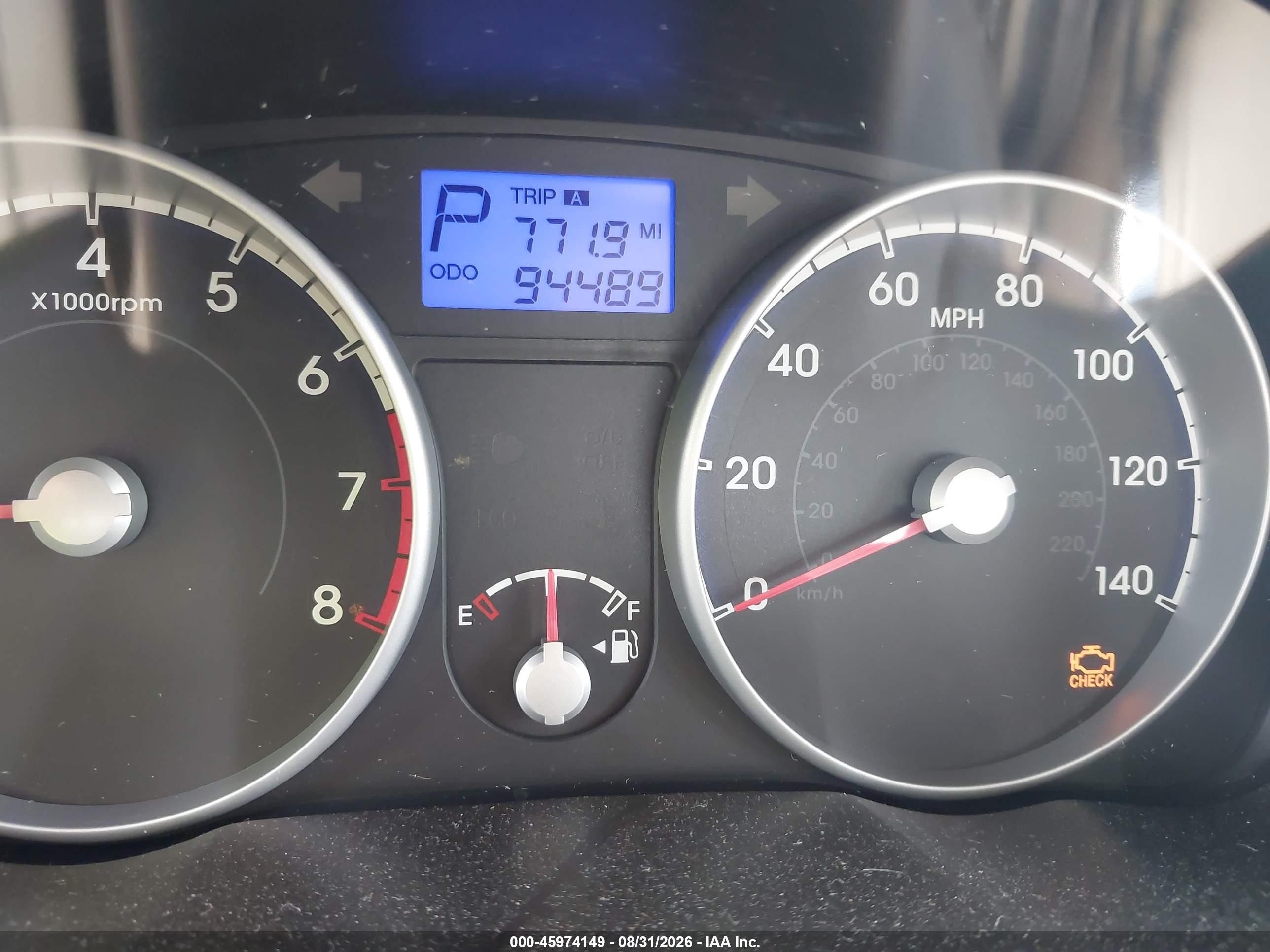 2011 Hyundai Accent Gls Blue vin: KMHCN4AC3BU599305