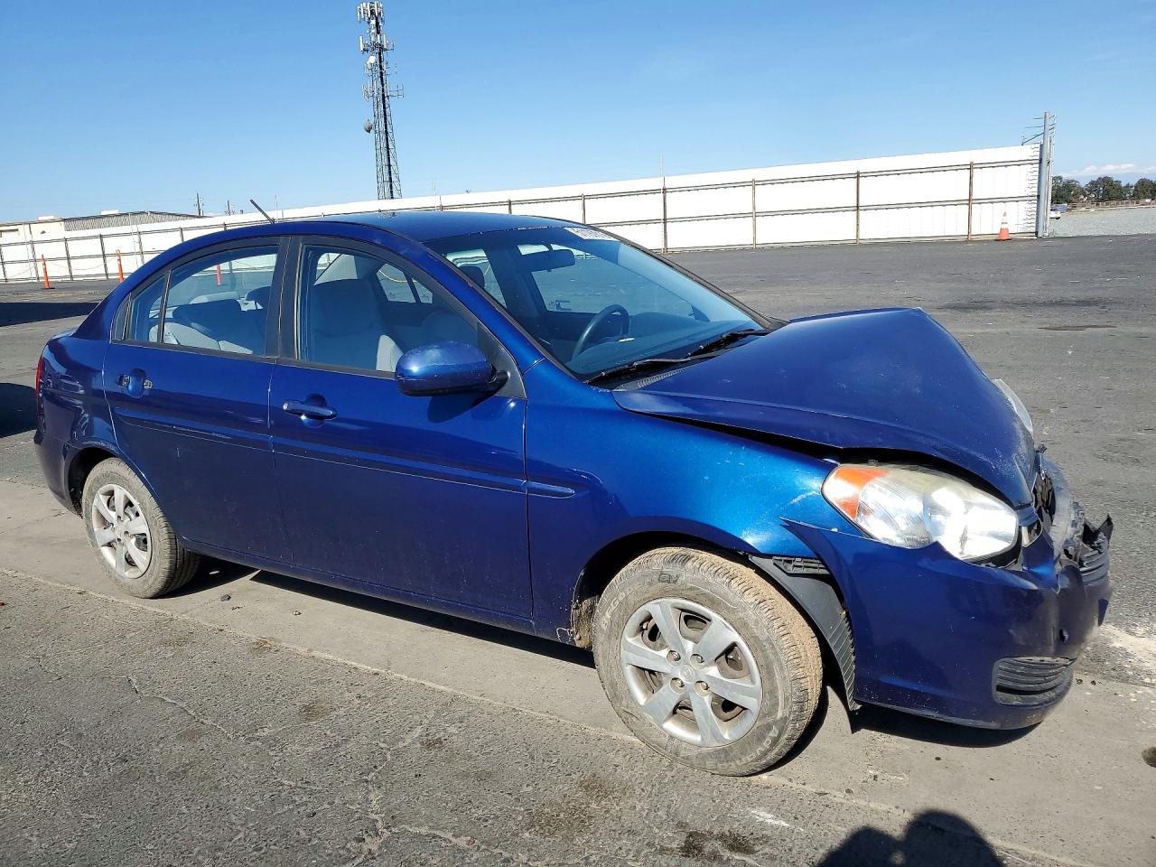 2011 Hyun Accent 2d Blue vin: KMHCN4AC3BU604907