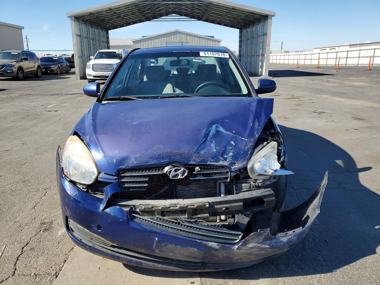 2011 Hyun Accent 2d Blue vin: KMHCN4AC3BU604907