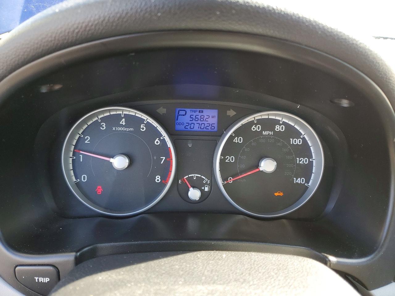 2011 Hyun Accent 2d Blue vin: KMHCN4AC3BU604907