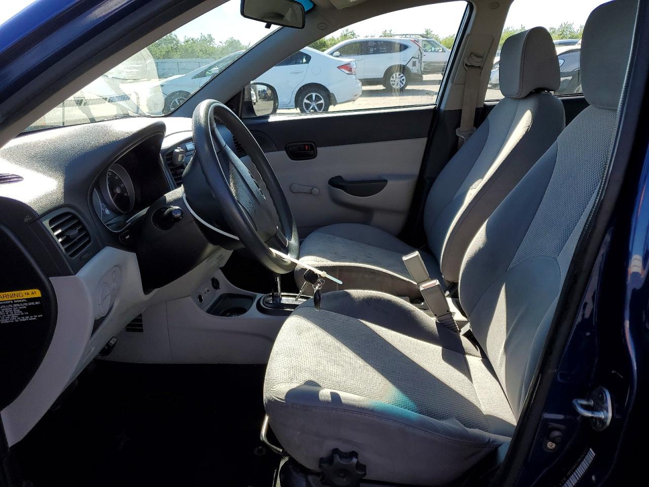 2011 Hyun Accent 2d Blue vin: KMHCN4AC3BU604907