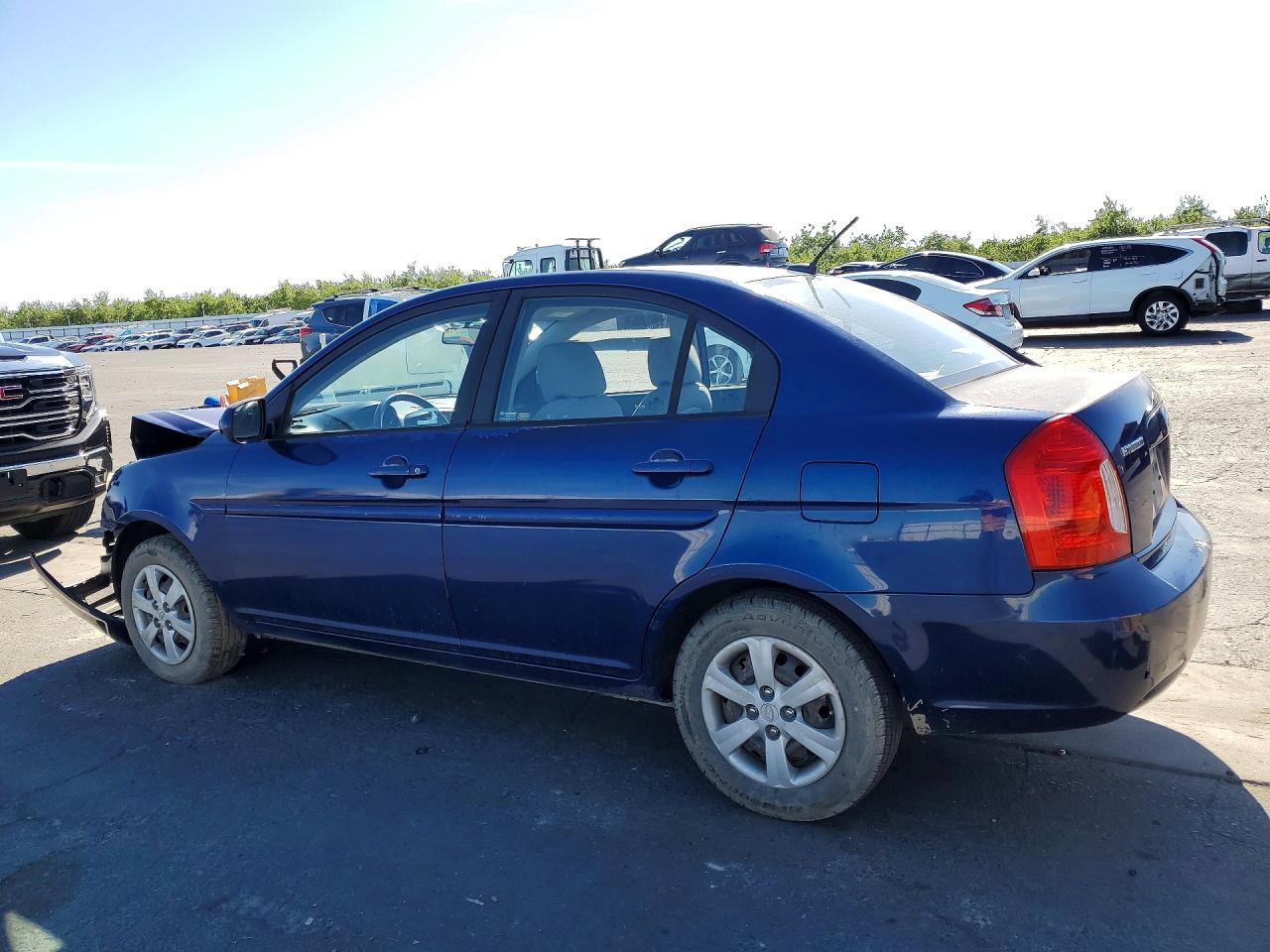 2011 Hyun Accent 2d Blue vin: KMHCN4AC3BU604907