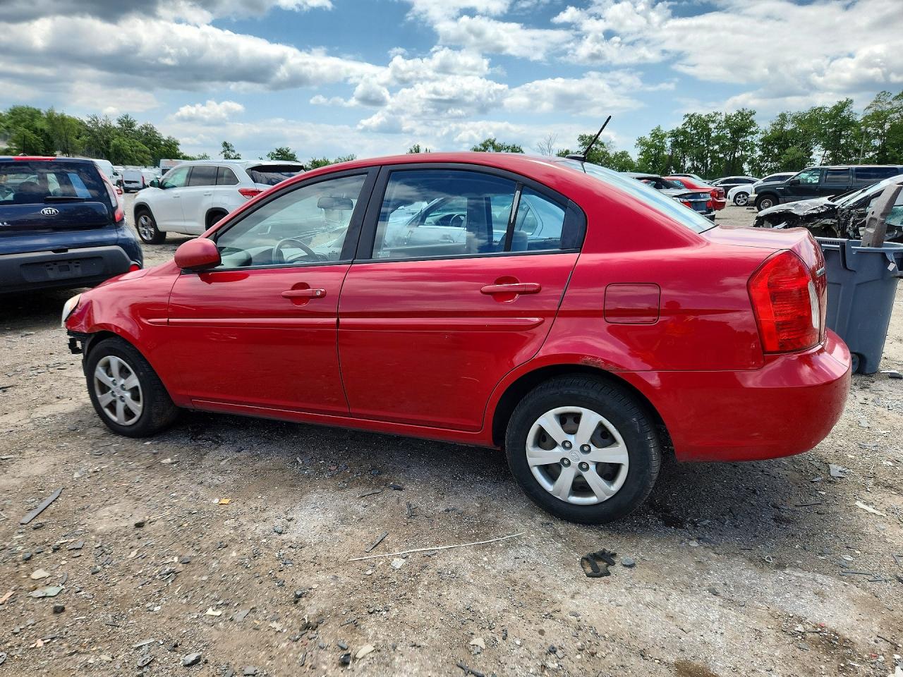2011 Hyundai Accent Gls Красный vin: KMHCN4AC3BU619004