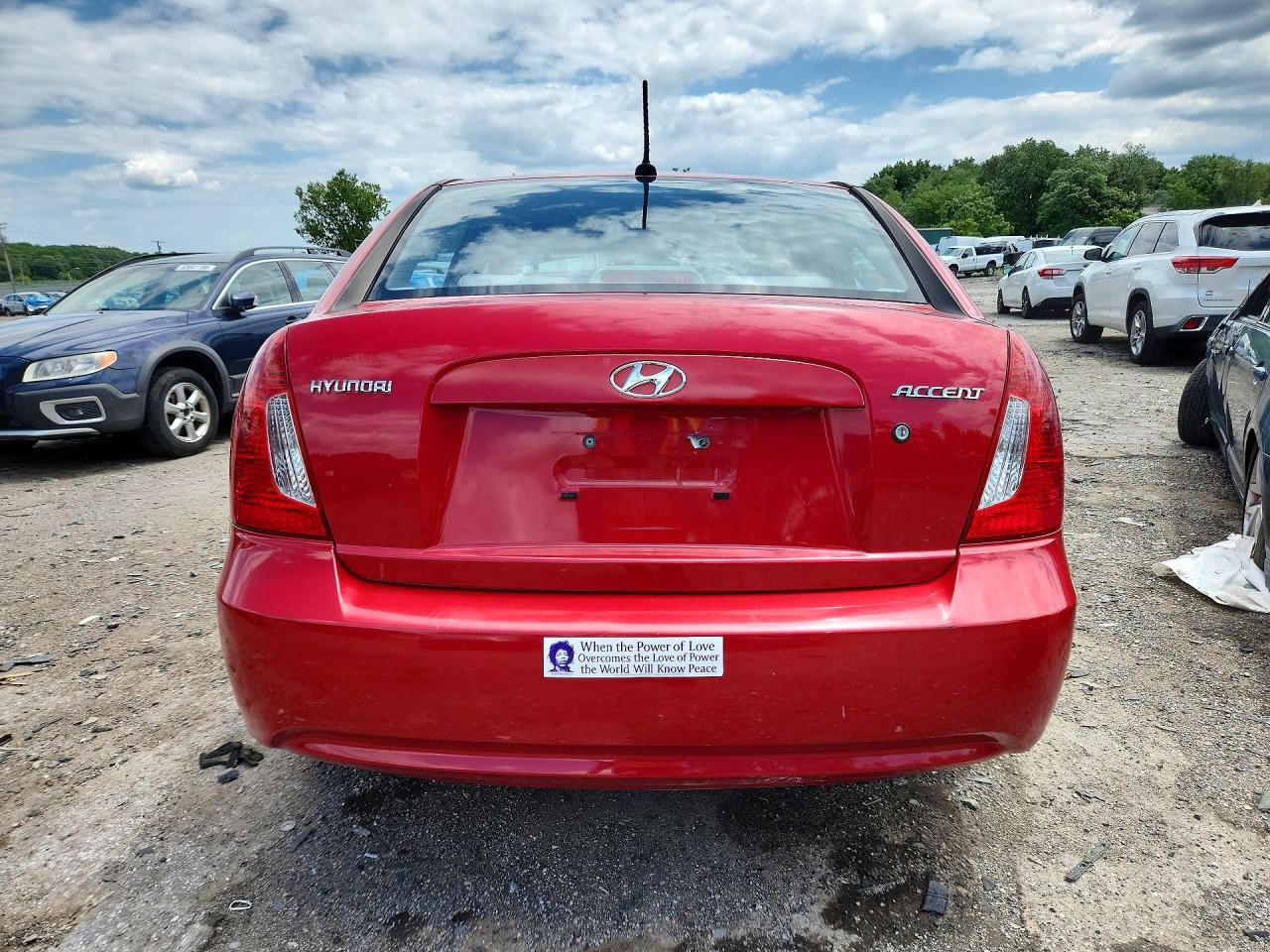 2011 Hyundai Accent Gls Красный vin: KMHCN4AC3BU619004