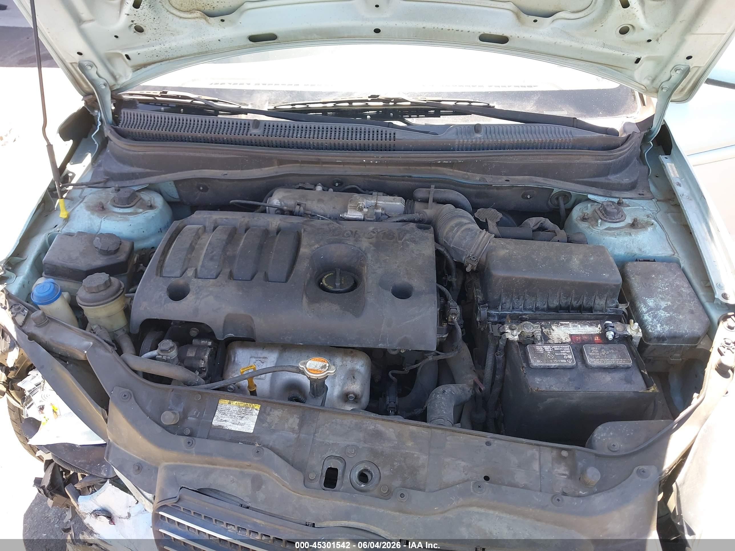 2010 Hyundai Accent Gls Light Blue vin: KMHCN4AC4AU422082