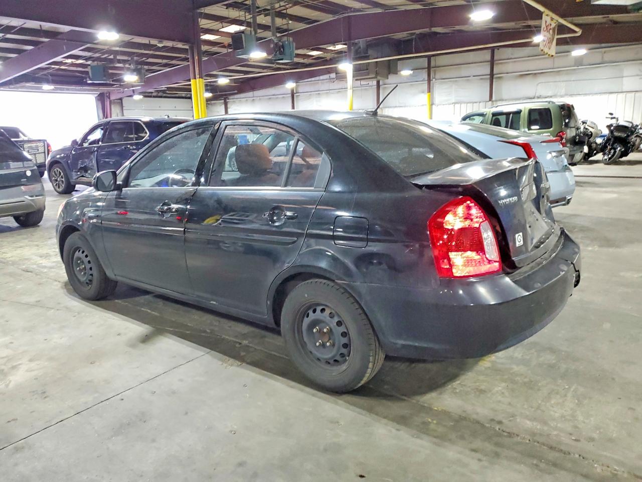 2010 Hyundai Accent Gls Black vin: KMHCN4AC4AU430554