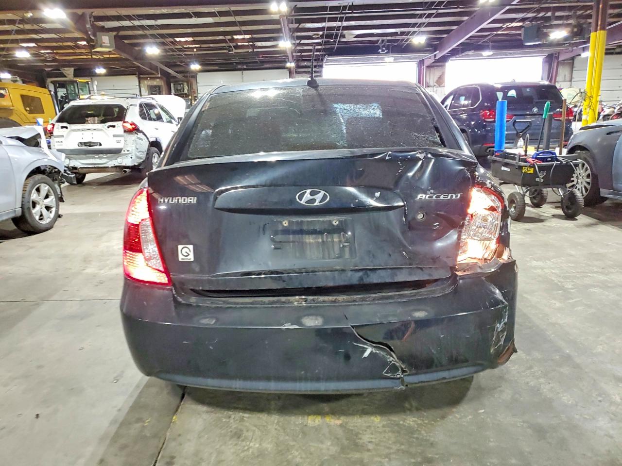 2010 Hyundai Accent Gls Black vin: KMHCN4AC4AU430554