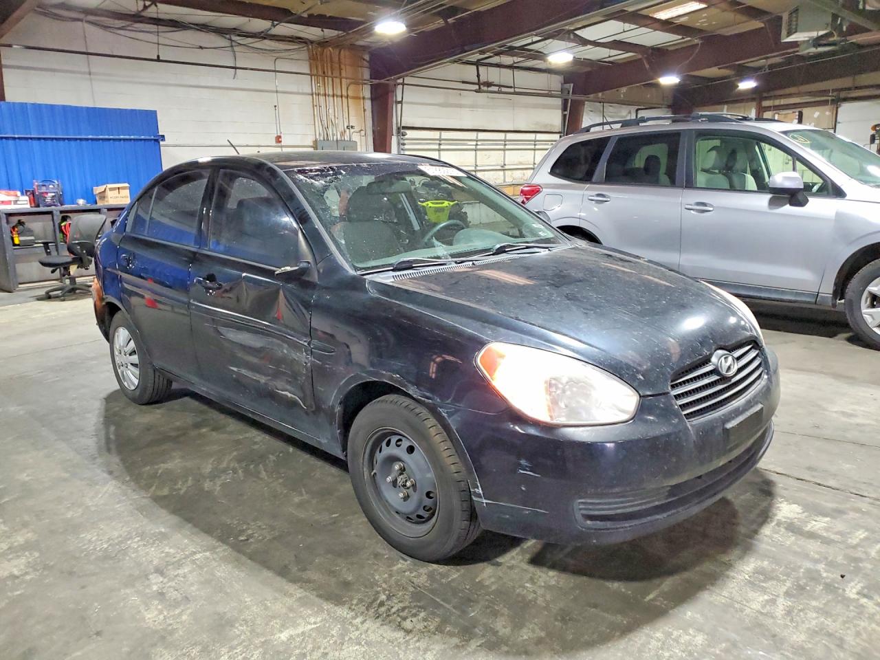 2010 Hyundai Accent Gls Black vin: KMHCN4AC4AU430554