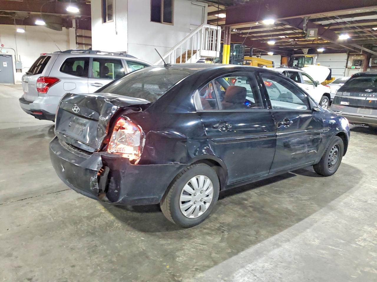 2010 Hyundai Accent Gls Black vin: KMHCN4AC4AU430554