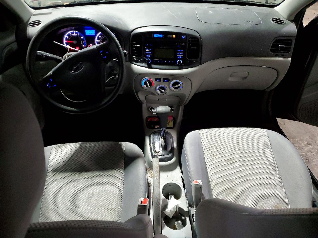 2010 Hyundai Accent Gls Black vin: KMHCN4AC4AU430554