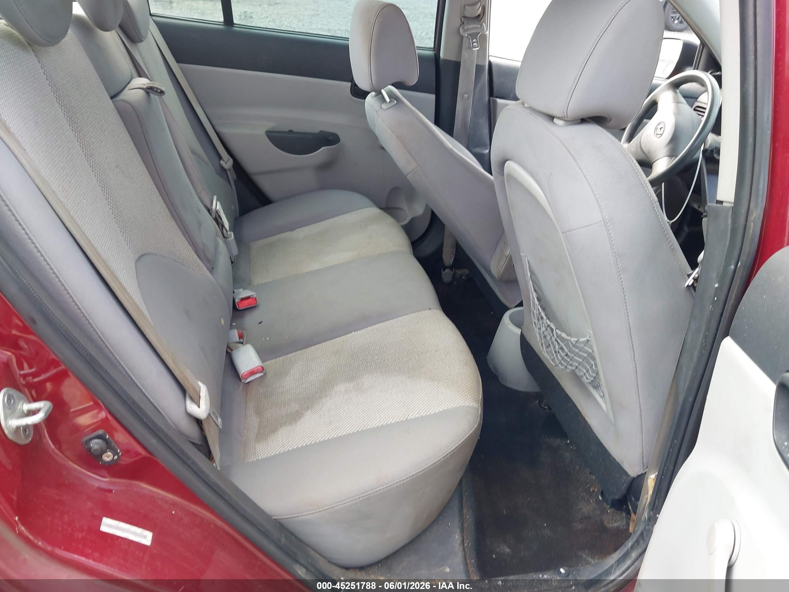 2010 Hyundai Accent Gls Maroon vin: KMHCN4AC4AU459746