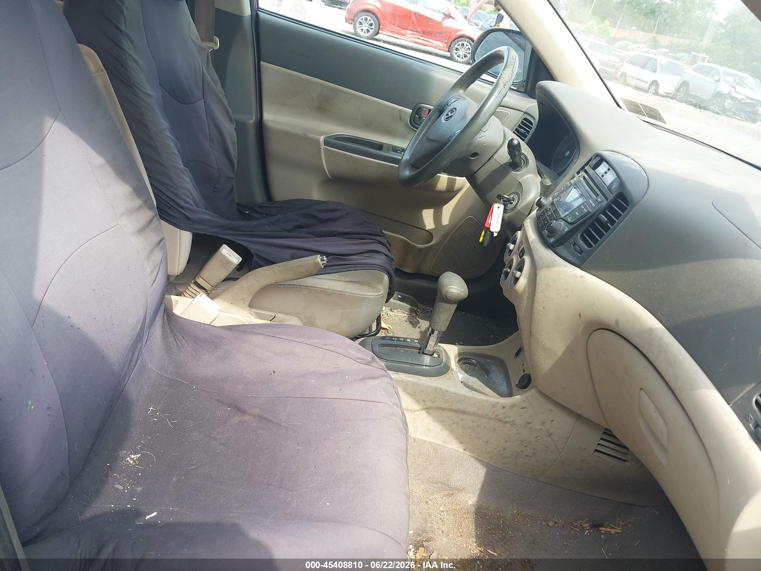 2010 Hyundai Accent Gls Burgundy vin: KMHCN4AC4AU487370
