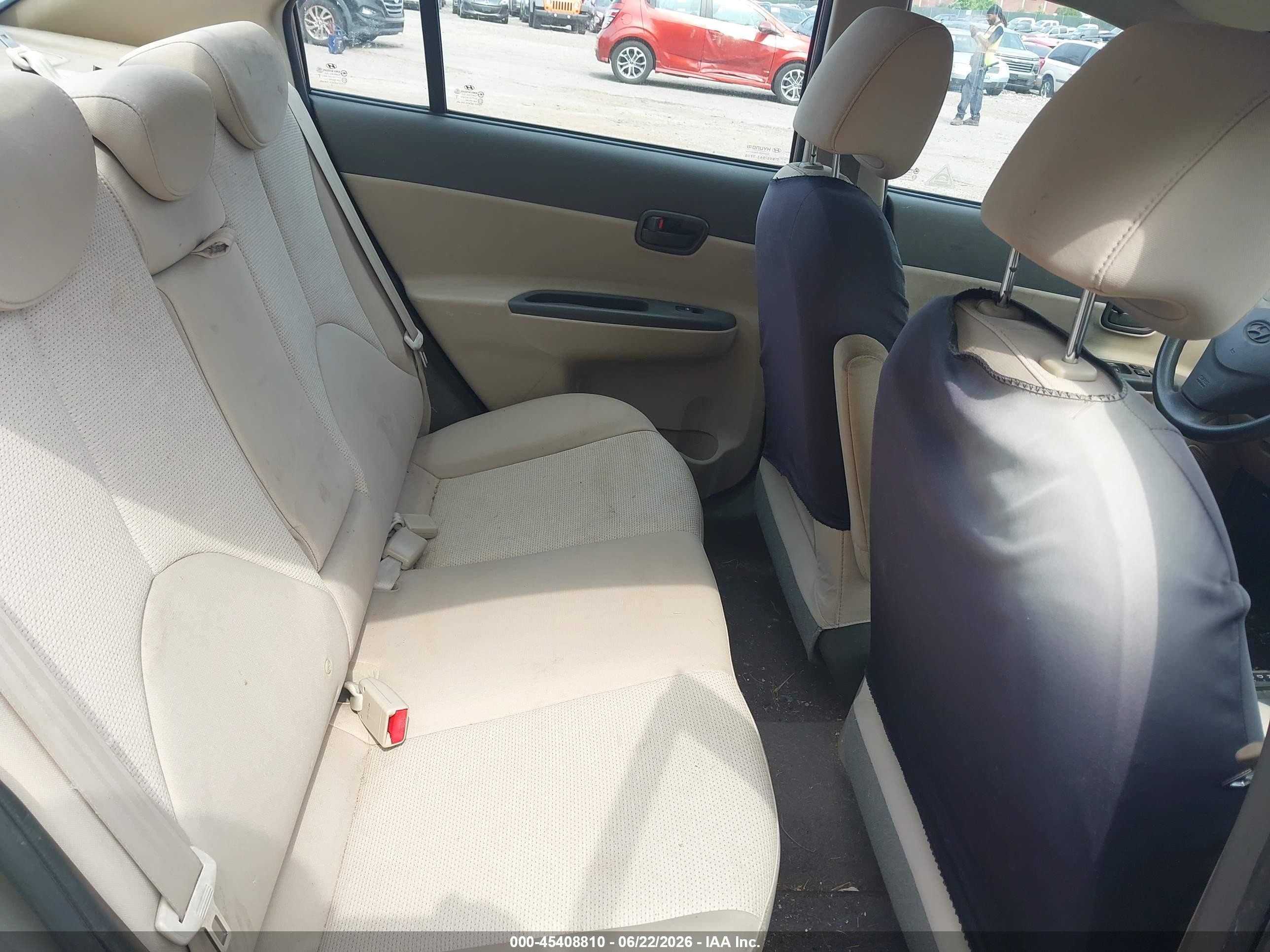 2010 Hyundai Accent Gls Burgundy vin: KMHCN4AC4AU487370