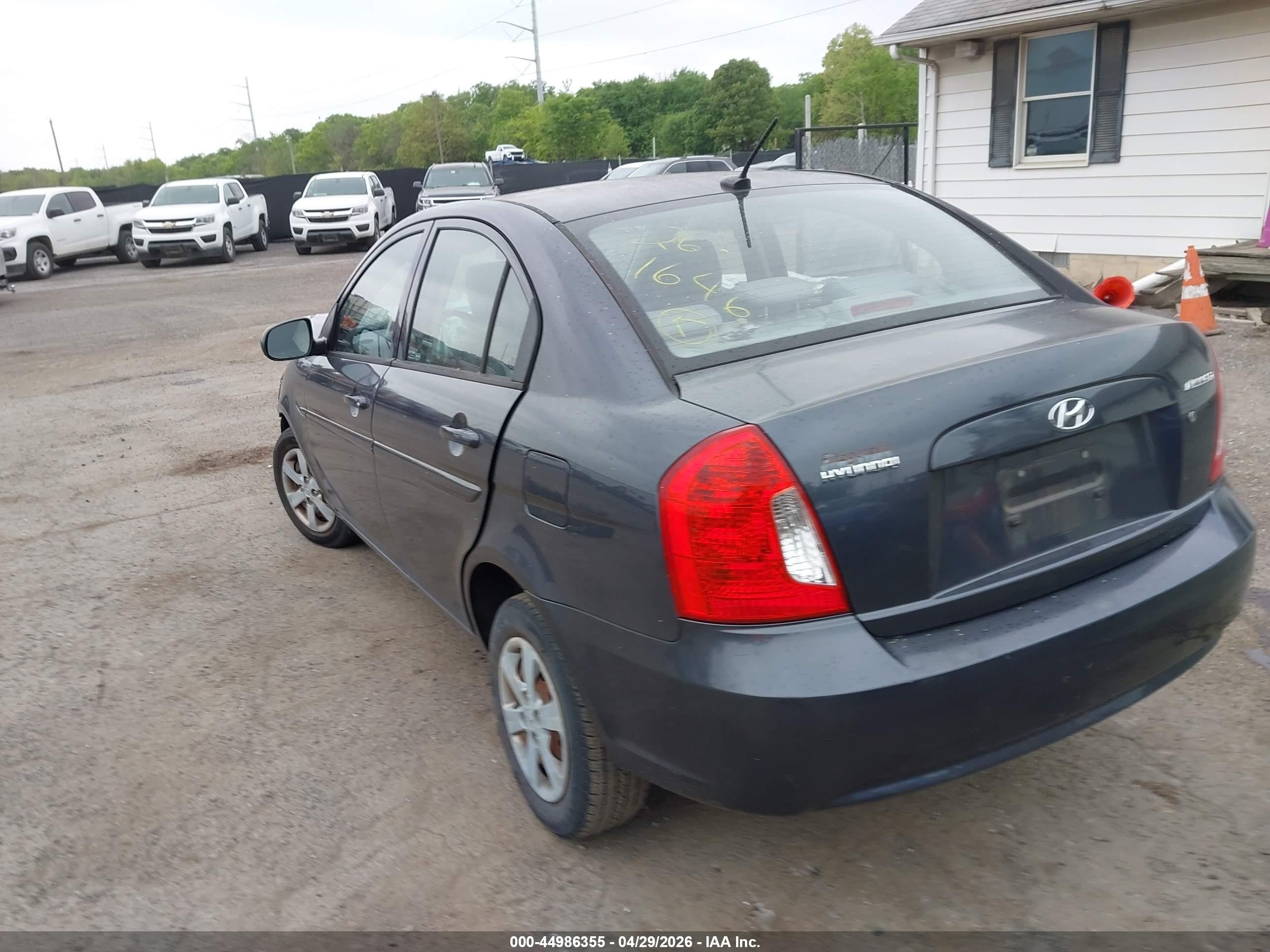 2010 Hyundai Accent Gls Blue vin: KMHCN4AC4AU498370
