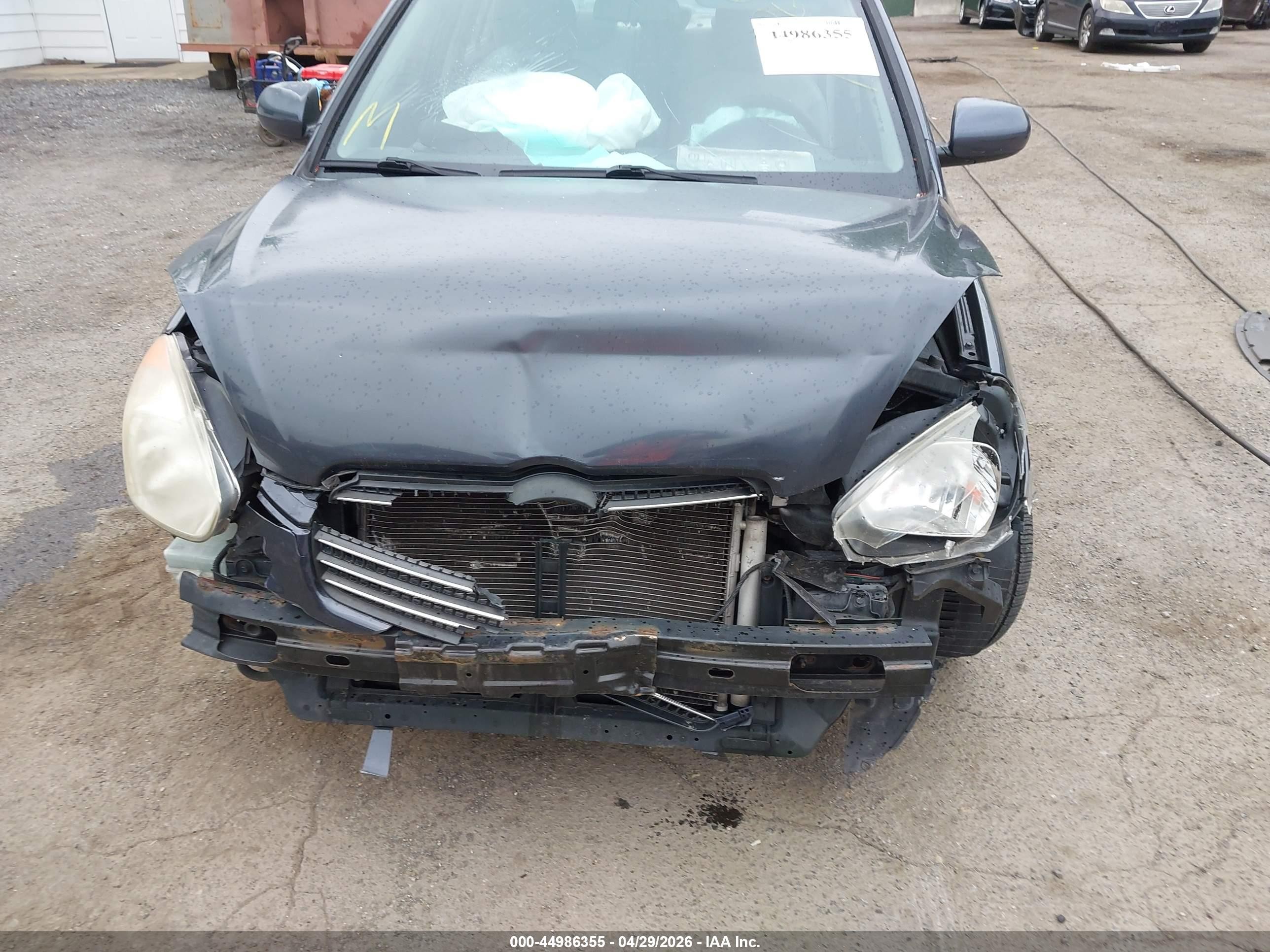 2010 Hyundai Accent Gls Blue vin: KMHCN4AC4AU498370