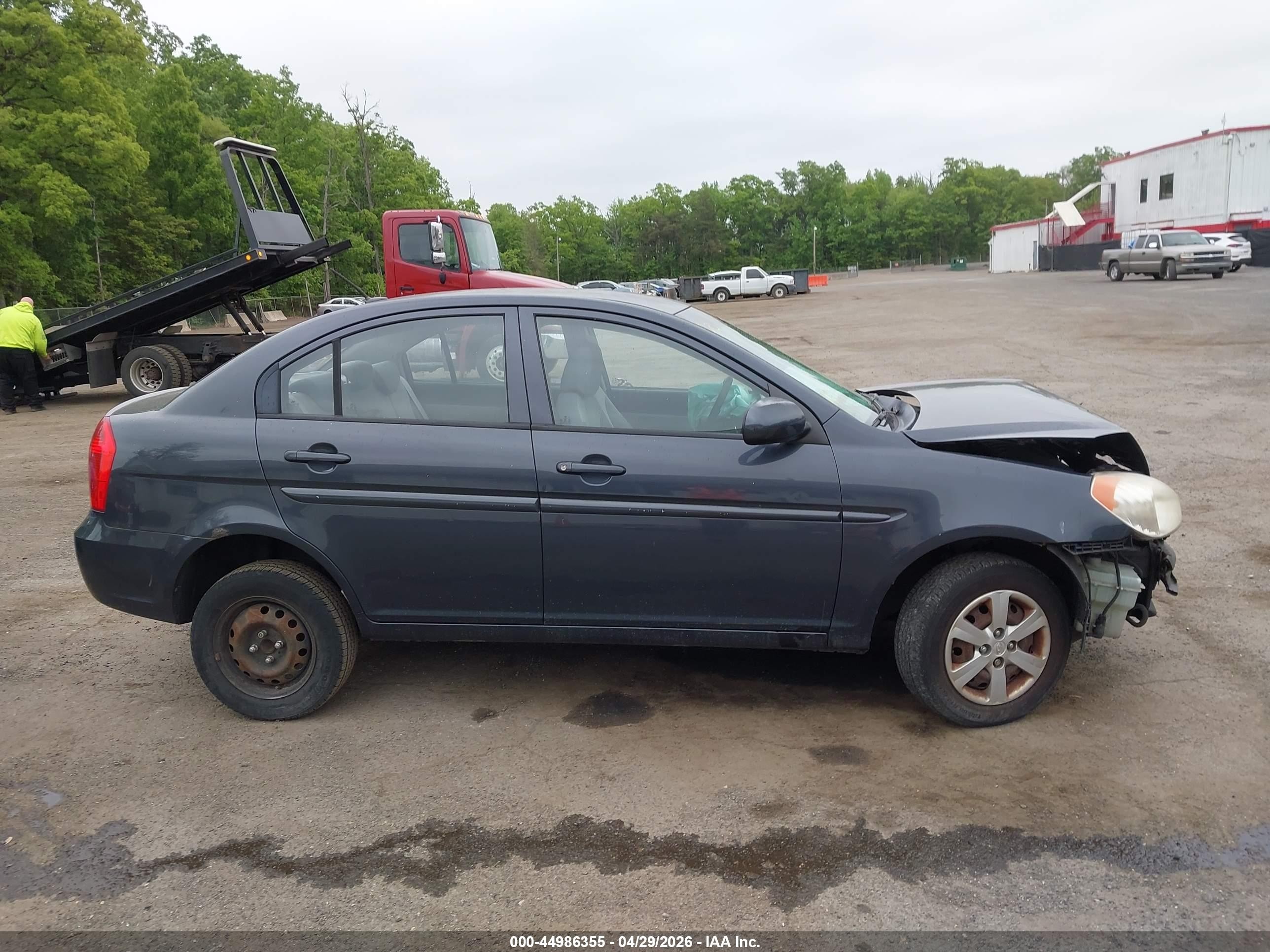2010 Hyundai Accent Gls Blue vin: KMHCN4AC4AU498370